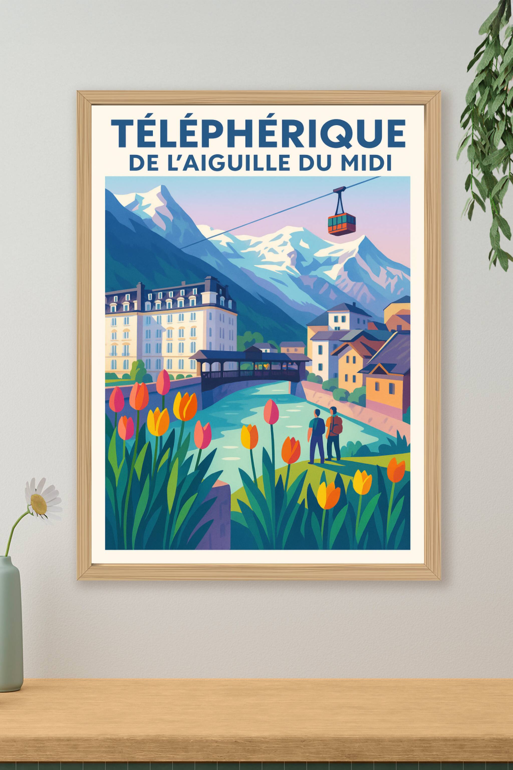 Affiche de Aiguille du Midi - Prenez de la hauteur face au Mont-Blanc