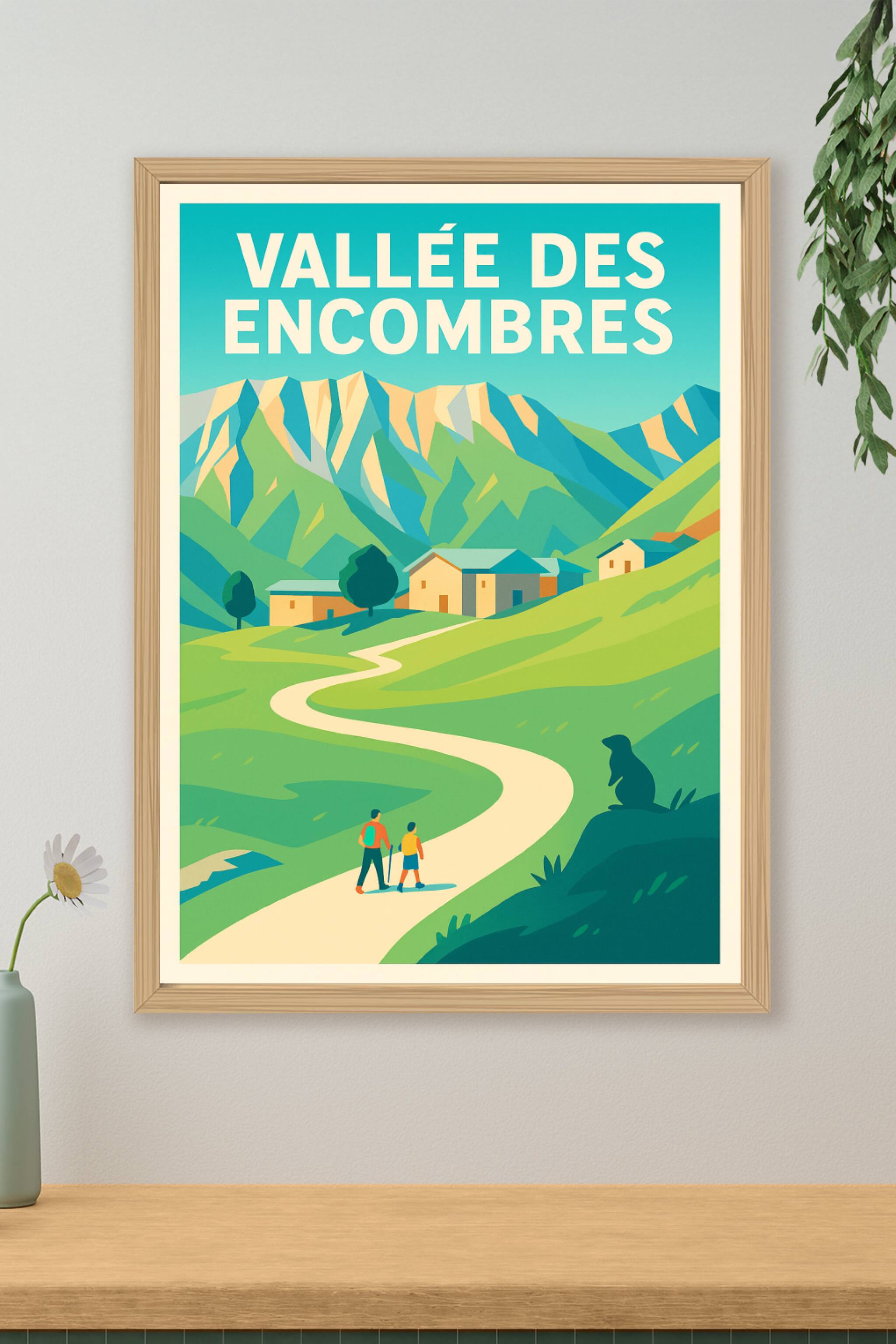 Affiche de Vallée des Encombres - L'évasion sauvage au cœur des Alpes