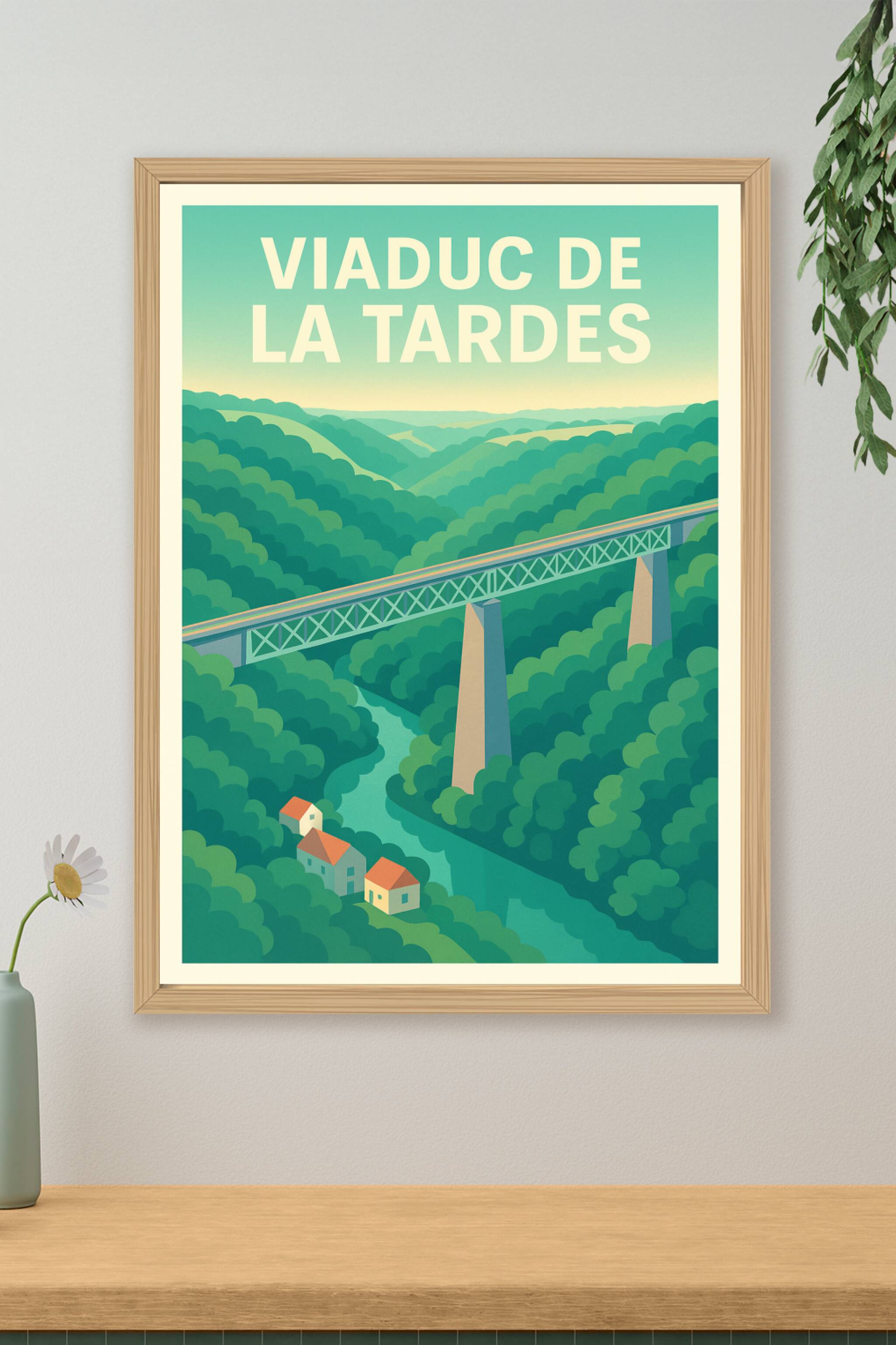 Affiche de Viaduc de la Tardes - L'élégance ferroviaire au cœur de la Creuse