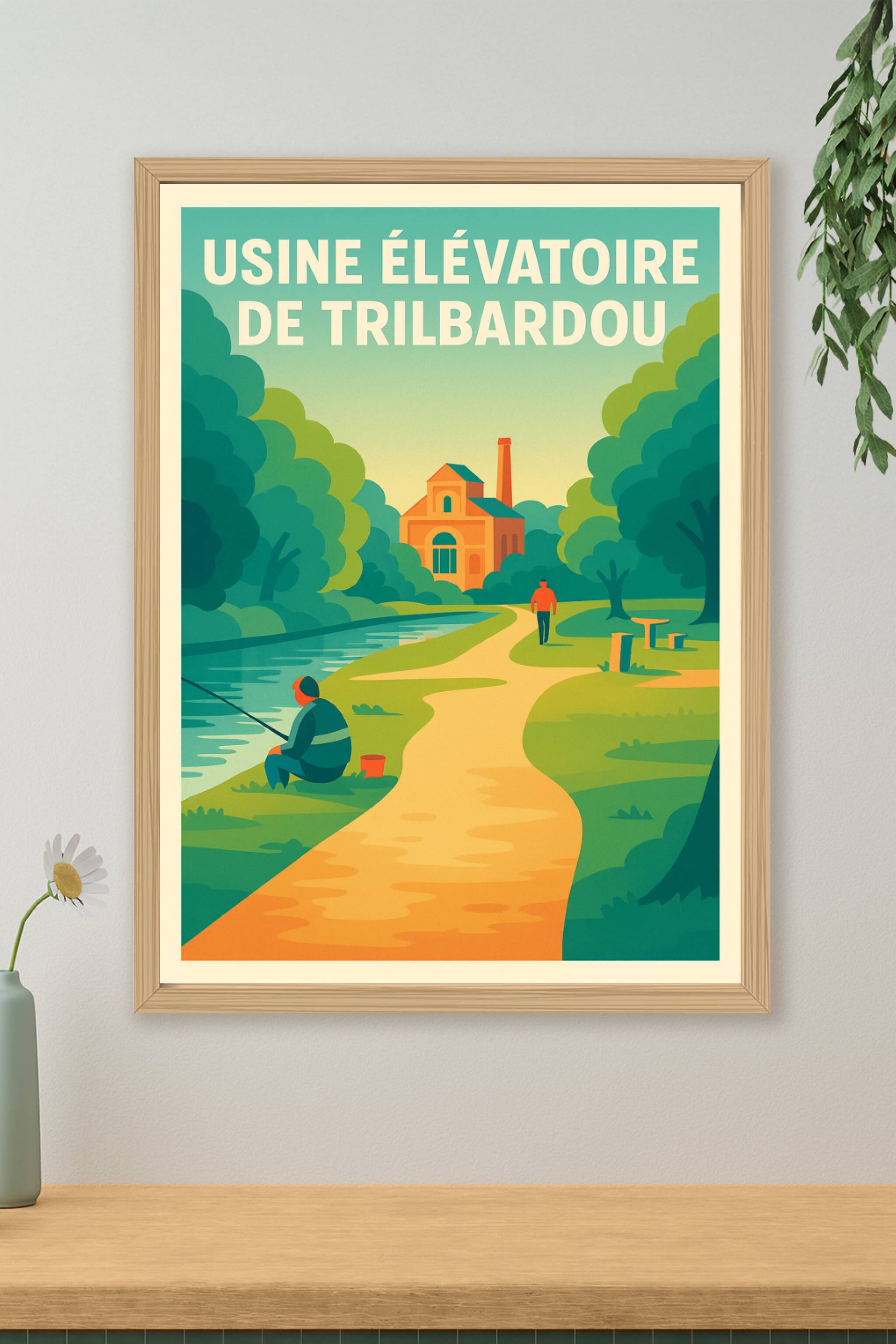 Affiche de Usine élévatoire de Trilbardou - L'alliance entre patrimoine industriel et nature