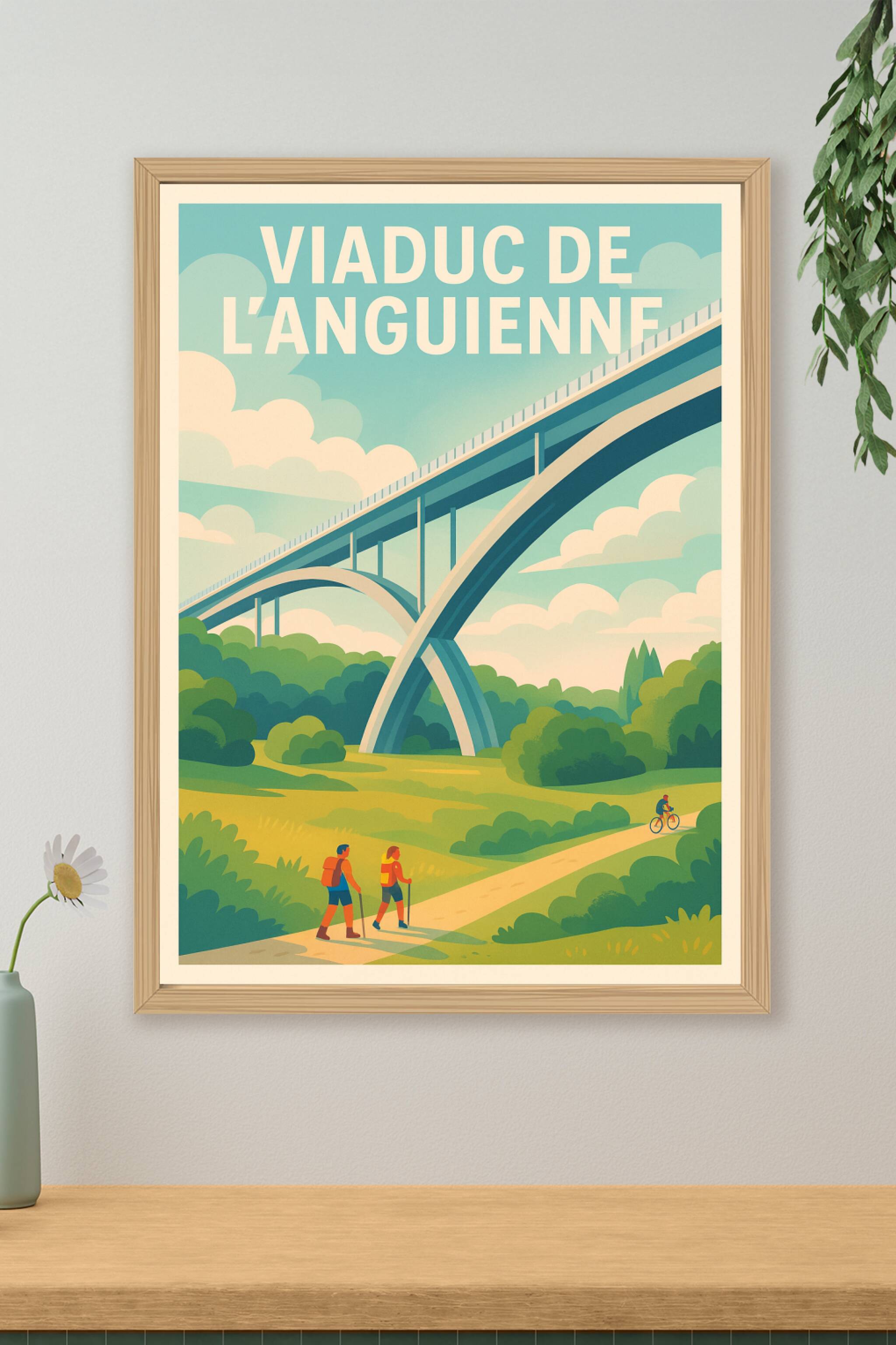 Affiche de Viaduc de l'Anguienne - L'élégance architecturale au cœur de la nature