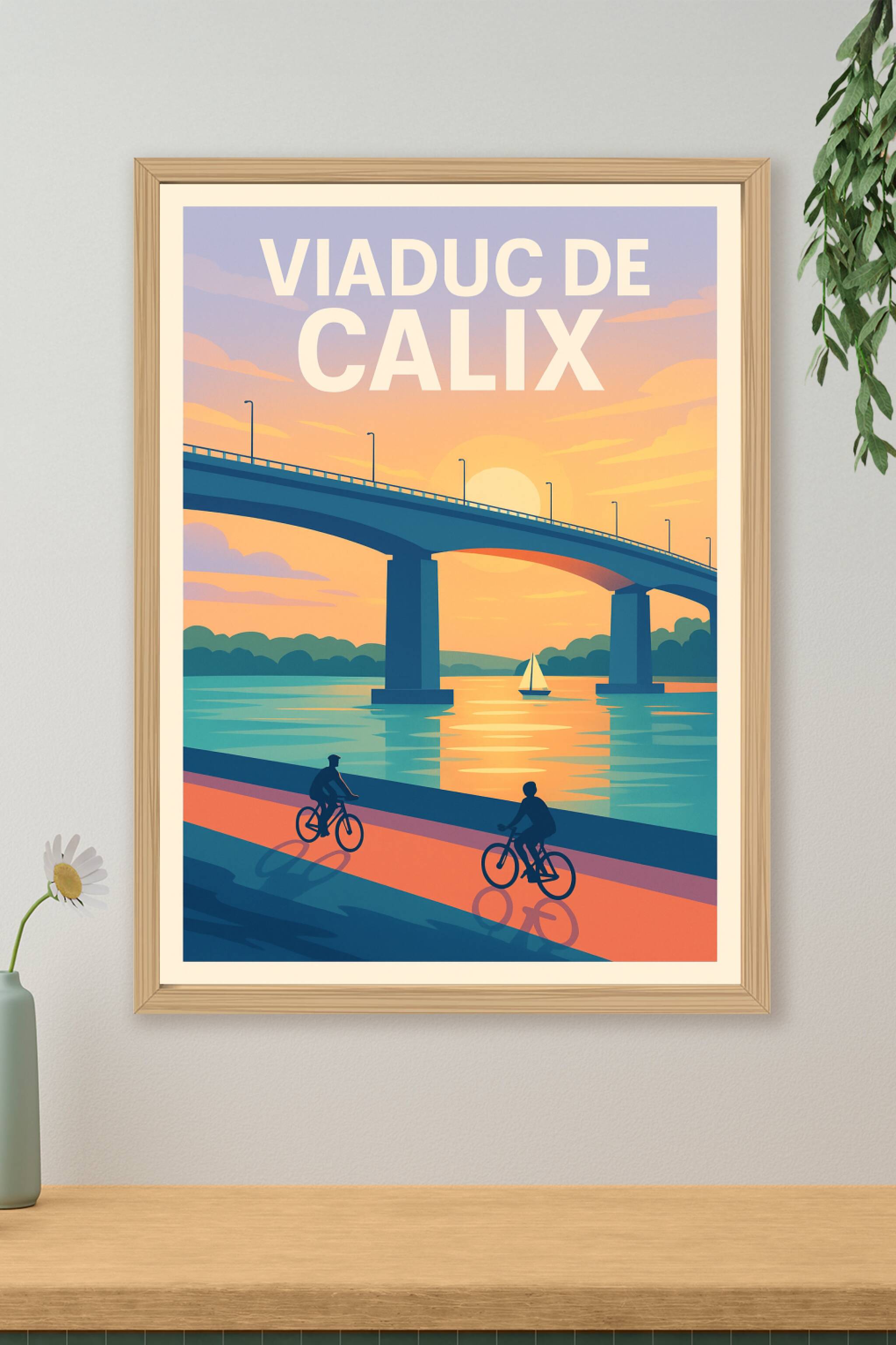 Affiche de Viaduc de Calix - Une escapade lumineuse au fil de l'Orne
