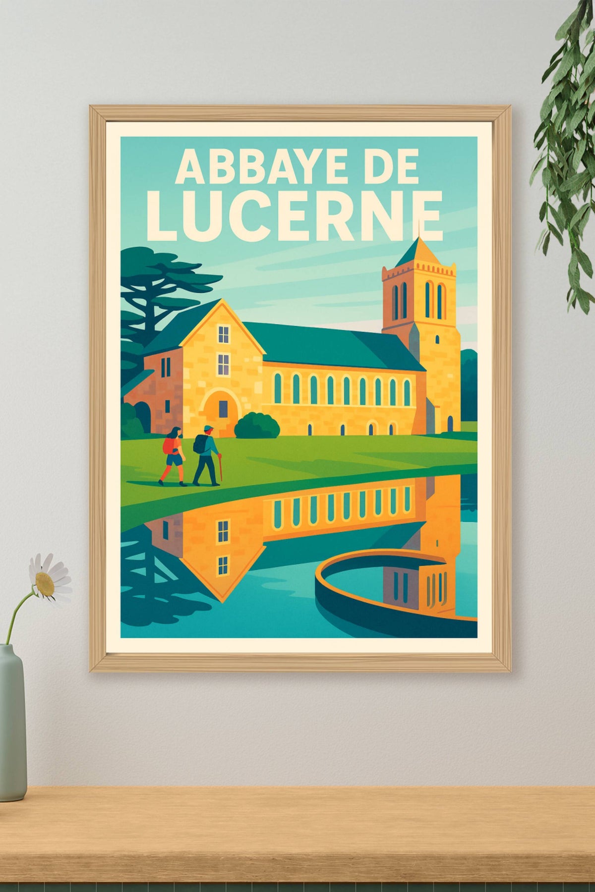 Affiche de Abbaye de la Lucerne - Un havre de paix en Normandie
