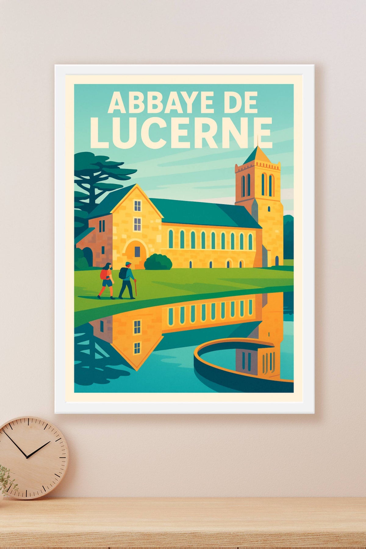 Affiche de Abbaye de la Lucerne - Un havre de paix en Normandie