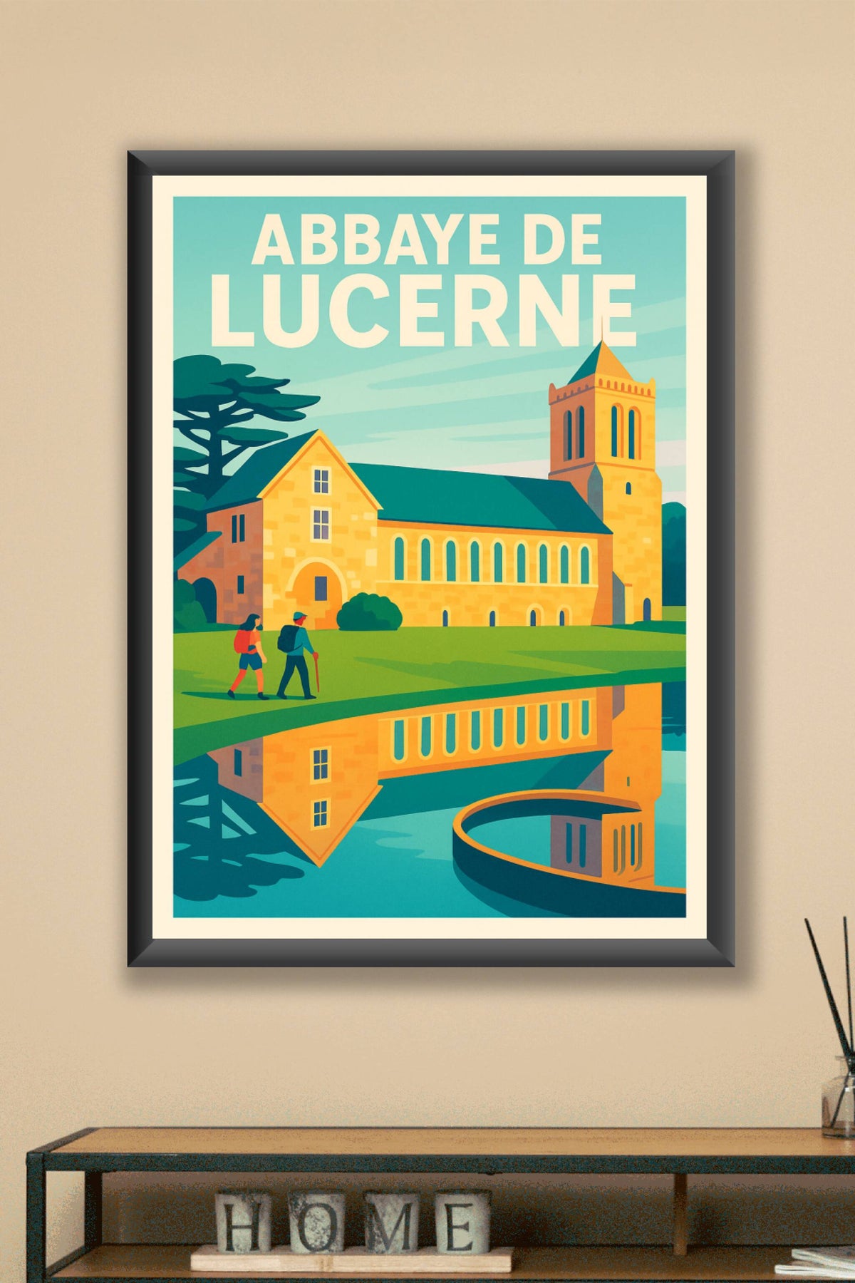 Affiche de Abbaye de la Lucerne - Un havre de paix en Normandie