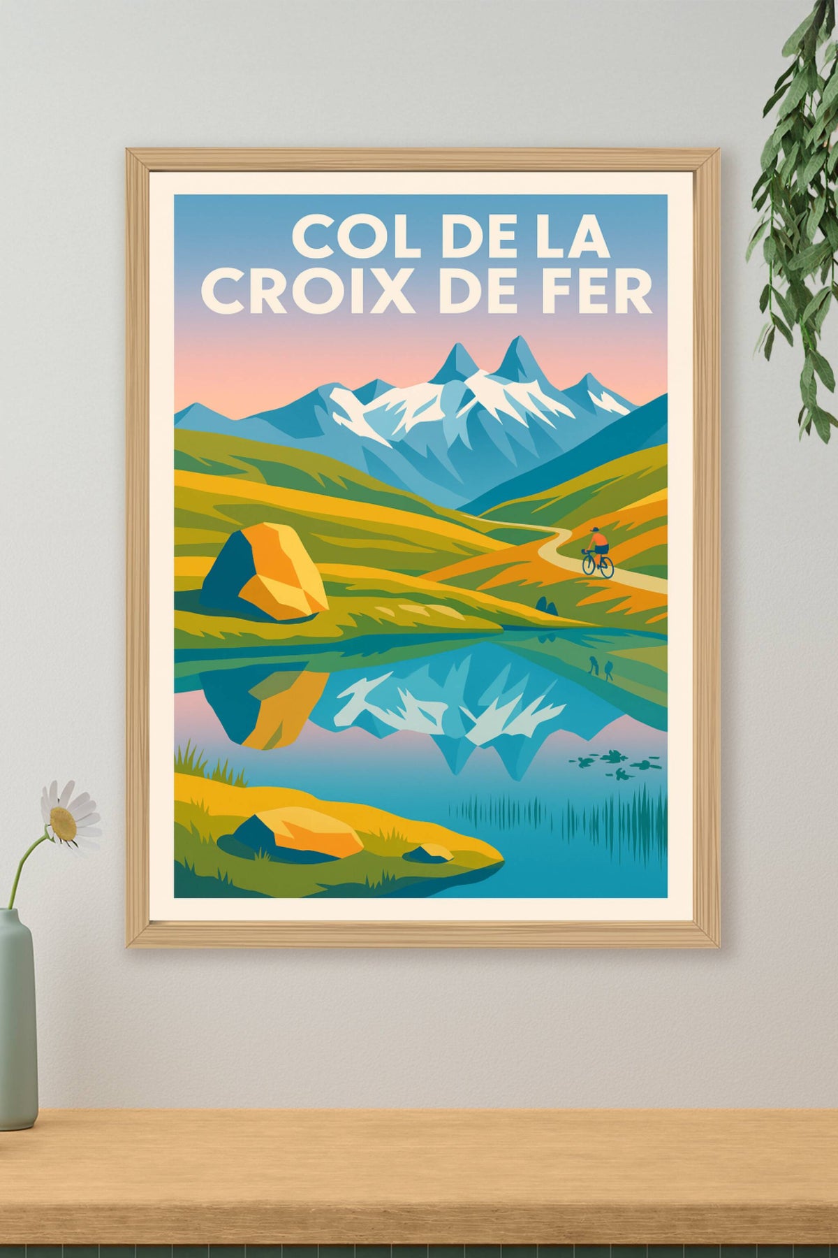 Affiche de Col de la Croix de Fer - L'épopée cycliste au cœur des Alpes