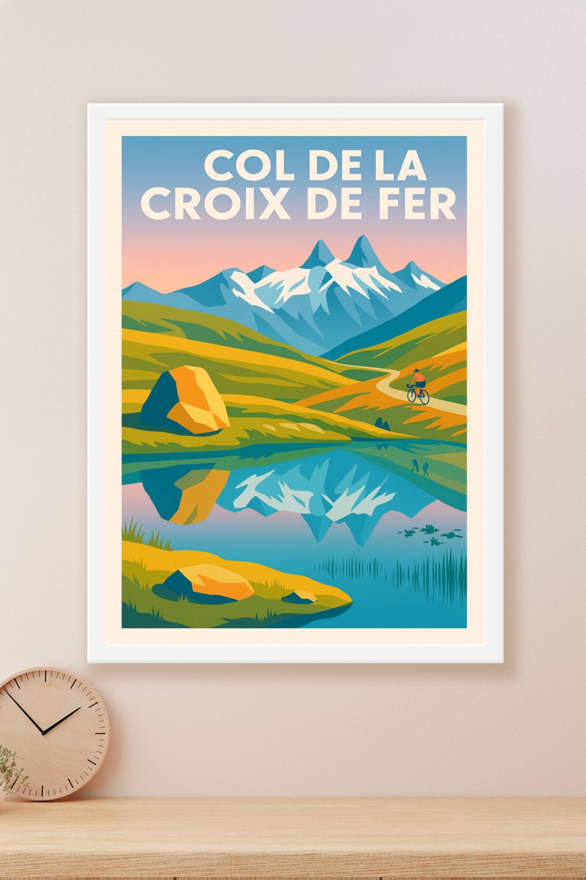 Affiche de Col de la Croix de Fer - L'épopée cycliste au cœur des Alpes