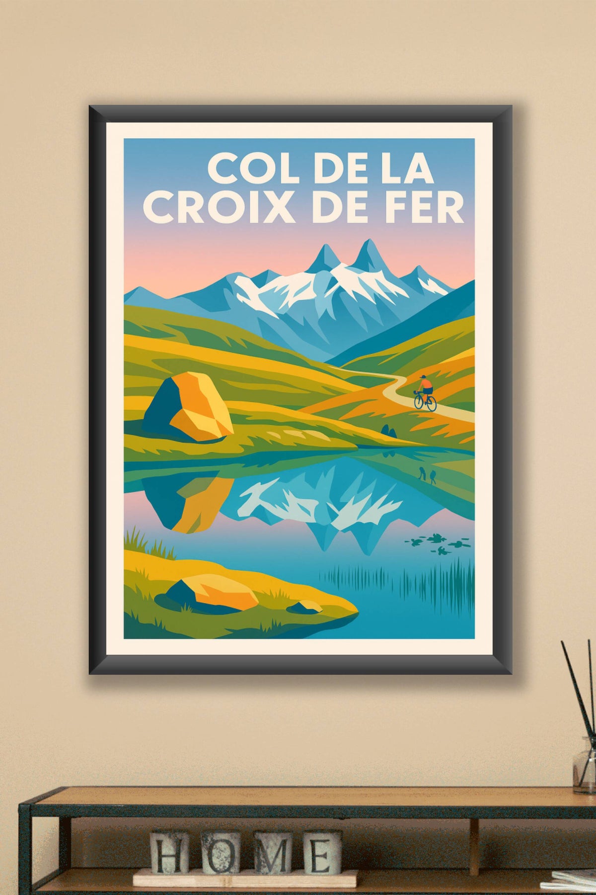 Affiche de Col de la Croix de Fer - L'épopée cycliste au cœur des Alpes