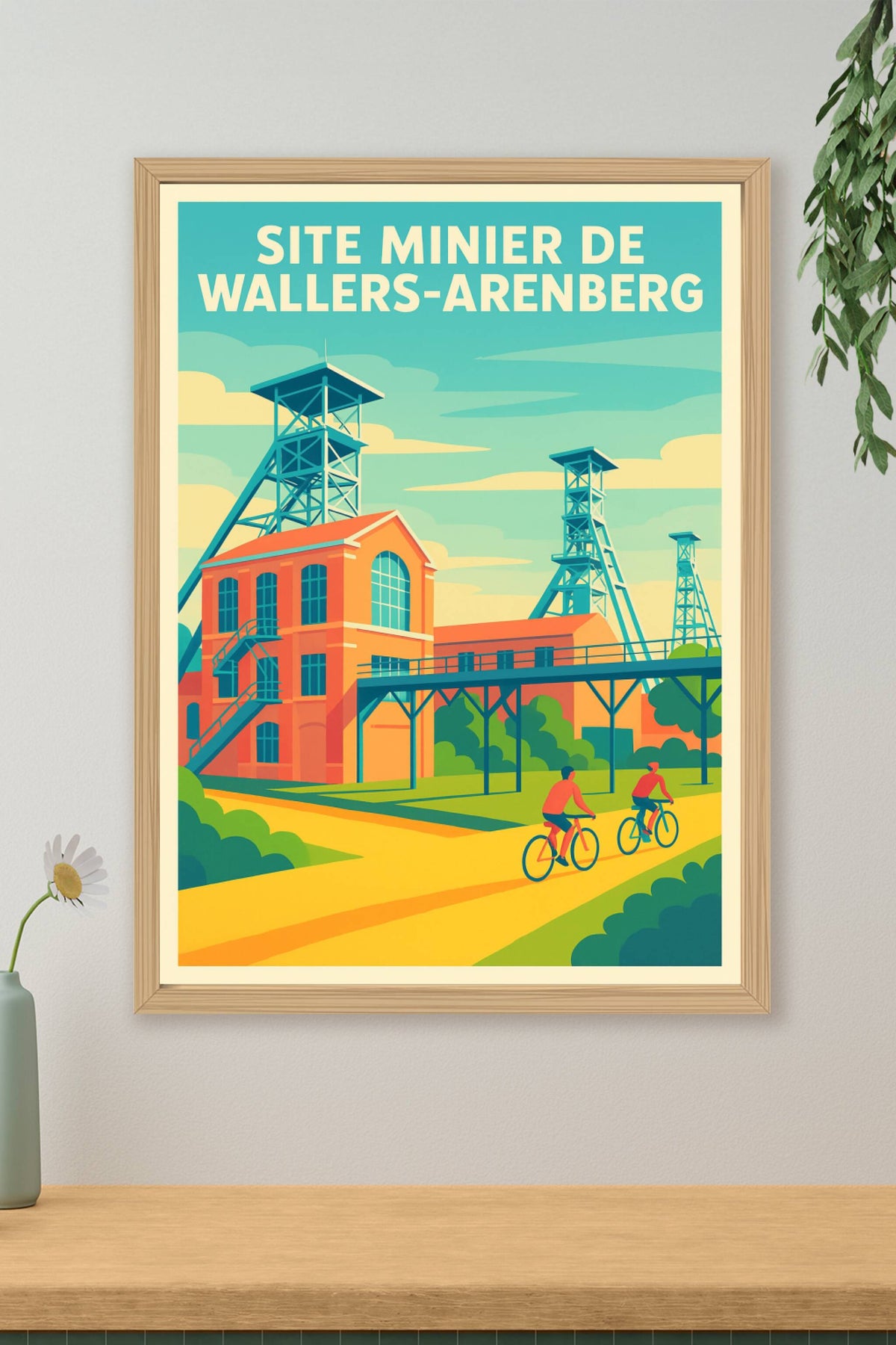Affiche de Wallers Arenberg, les chevalements