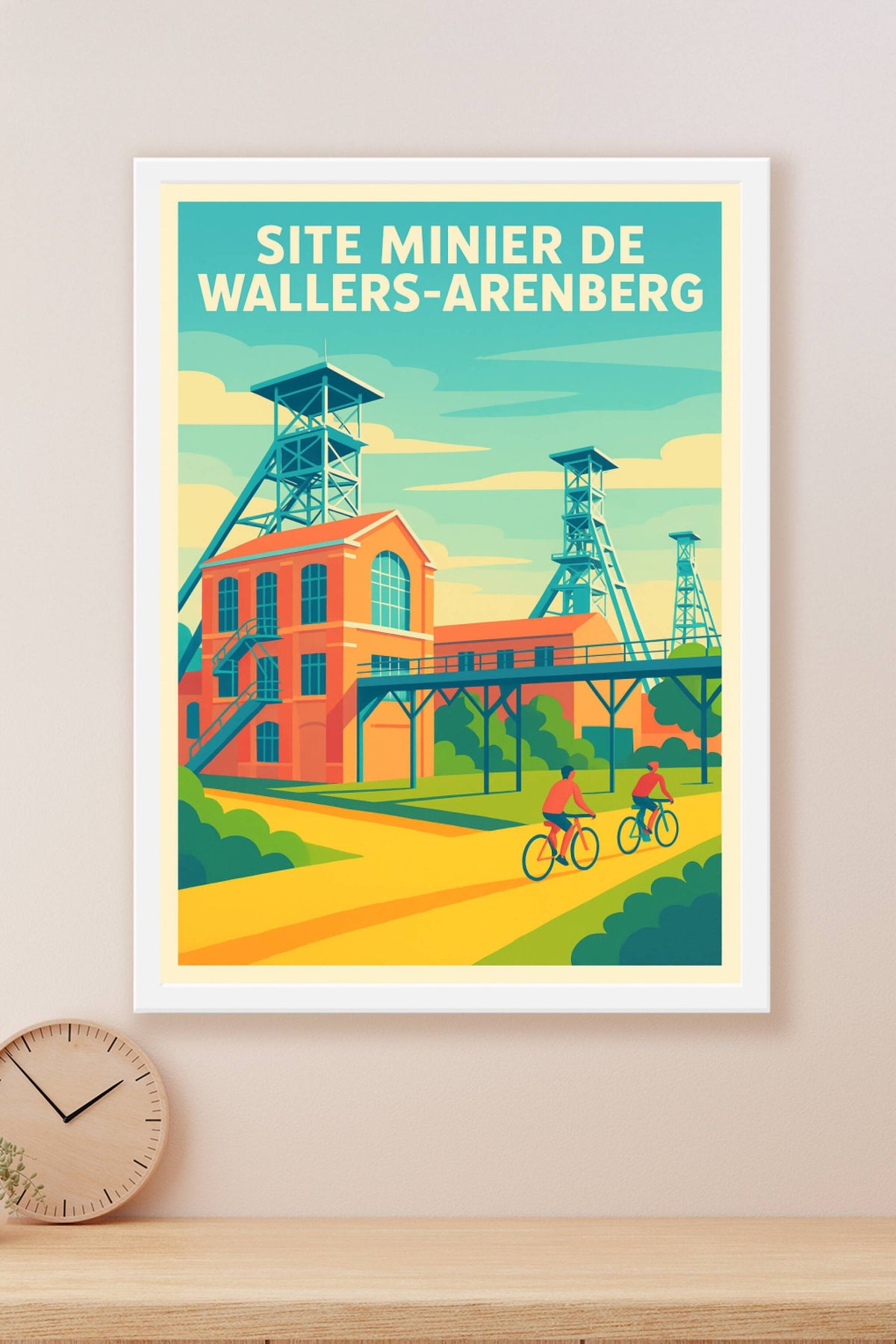 Affiche de Wallers Arenberg, les chevalements