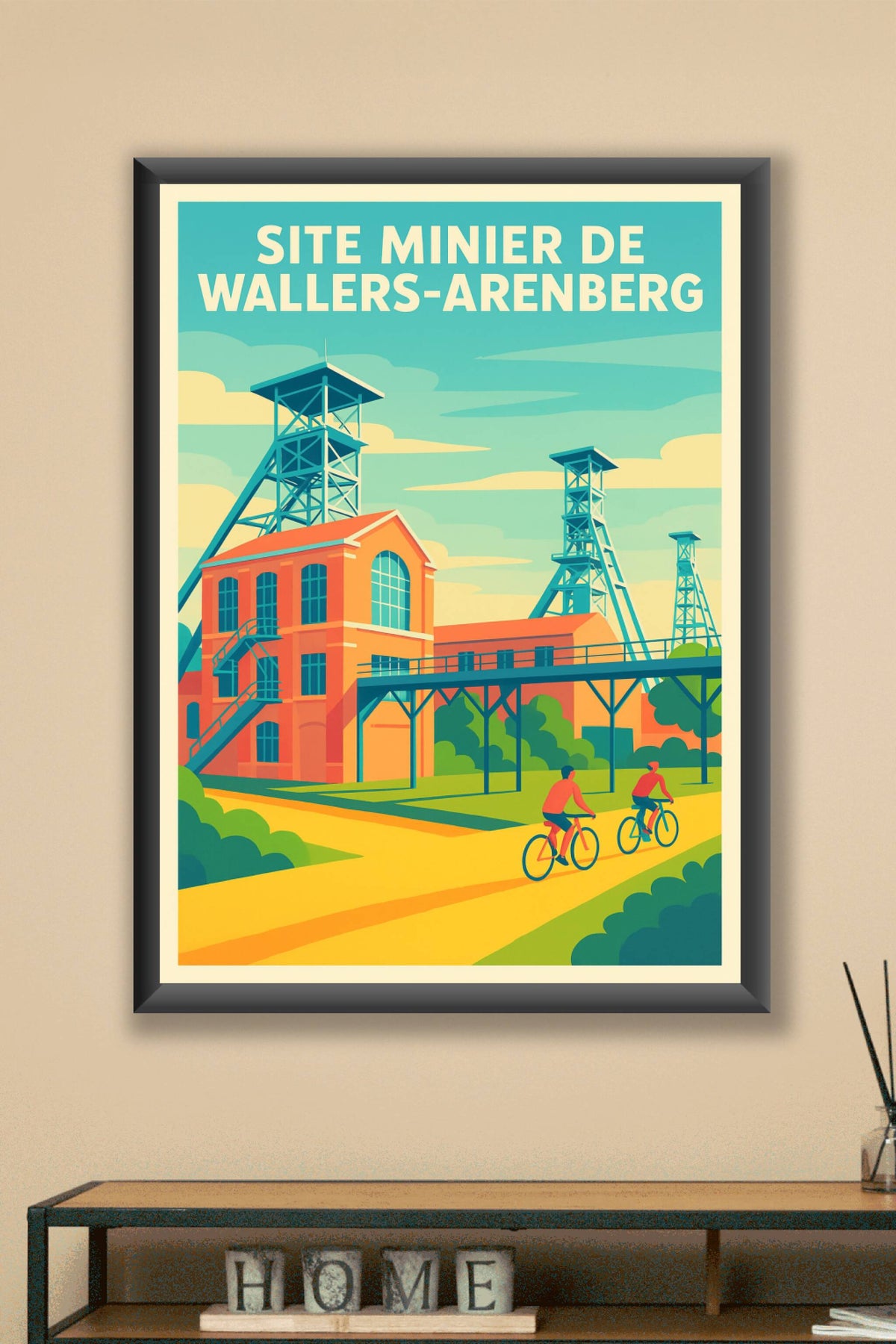 Affiche de Wallers Arenberg, les chevalements