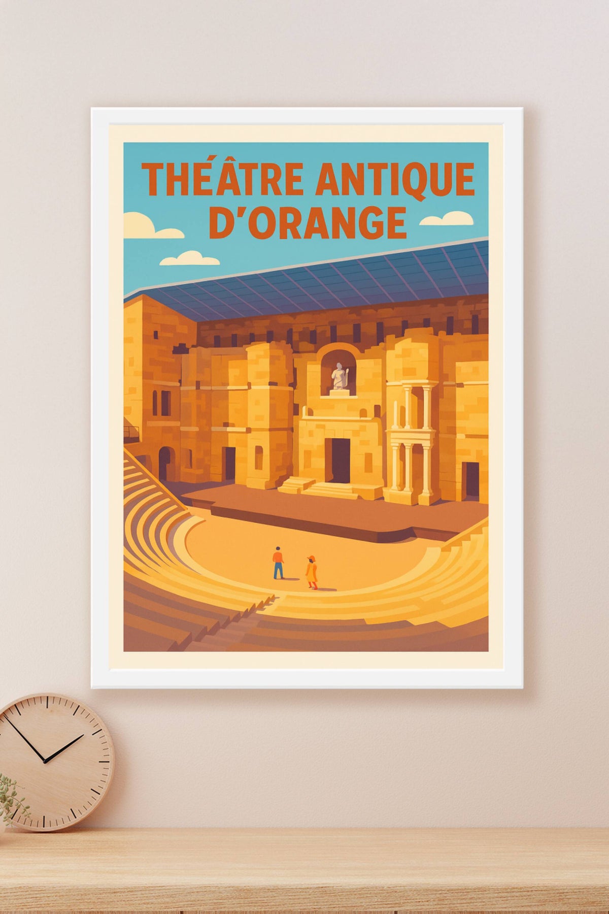 Affiche Théâtre antique d'Orange, poster Provence