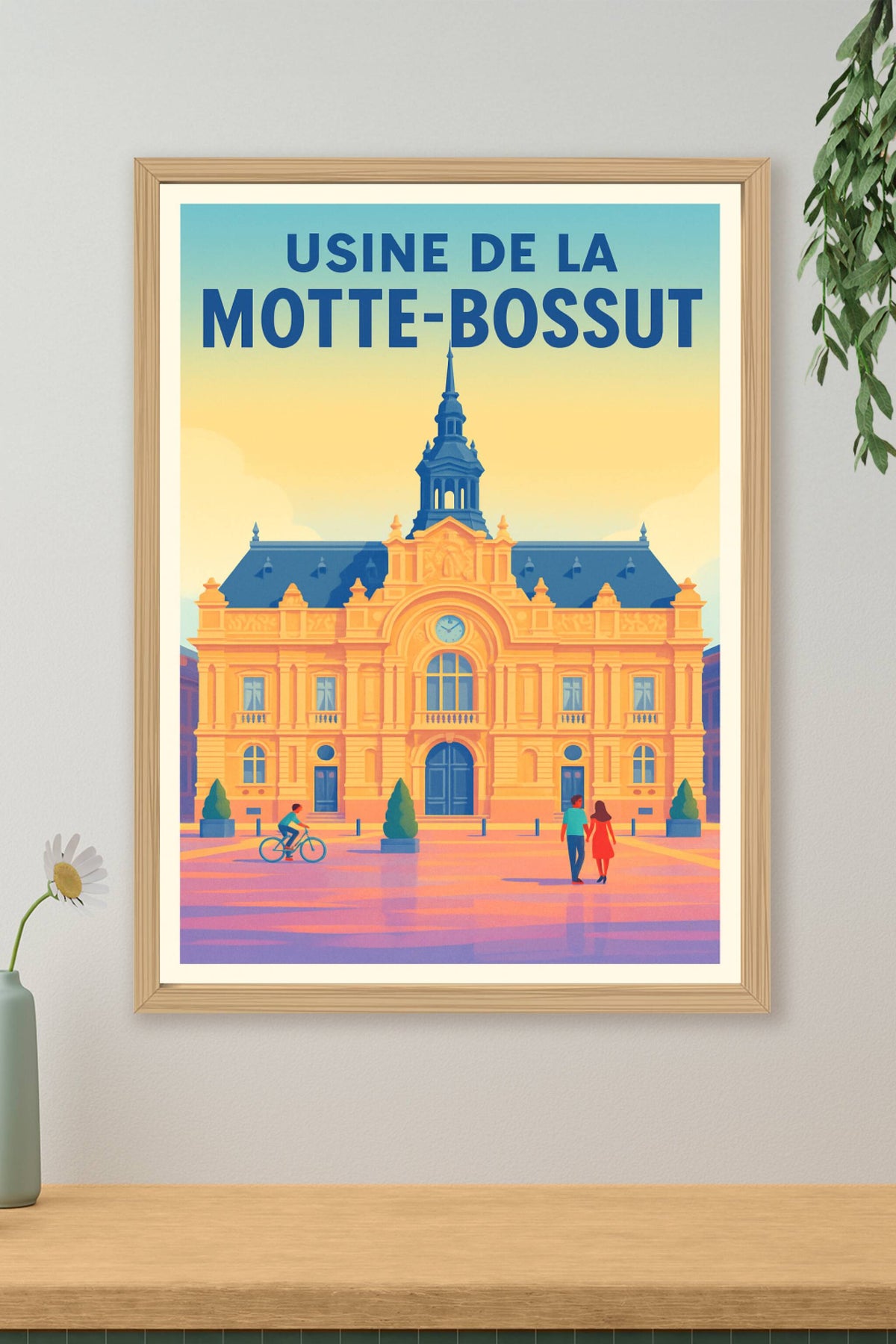 Poster de l'Usine Motte-Bossut, Roubaix