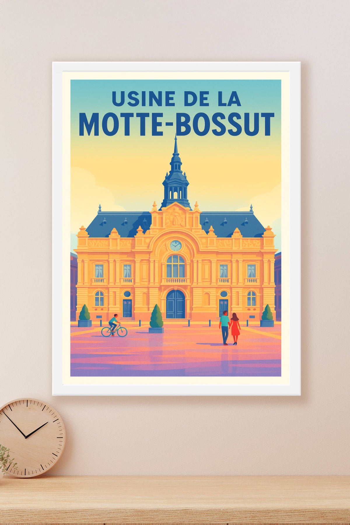 Poster de l'Usine Motte-Bossut, Roubaix