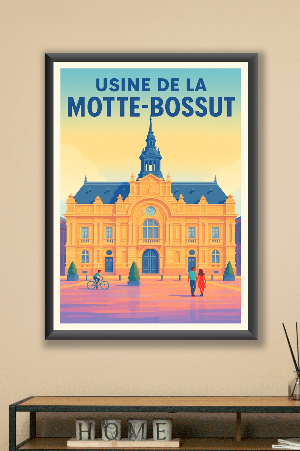 Poster de l'Usine Motte-Bossut, Roubaix