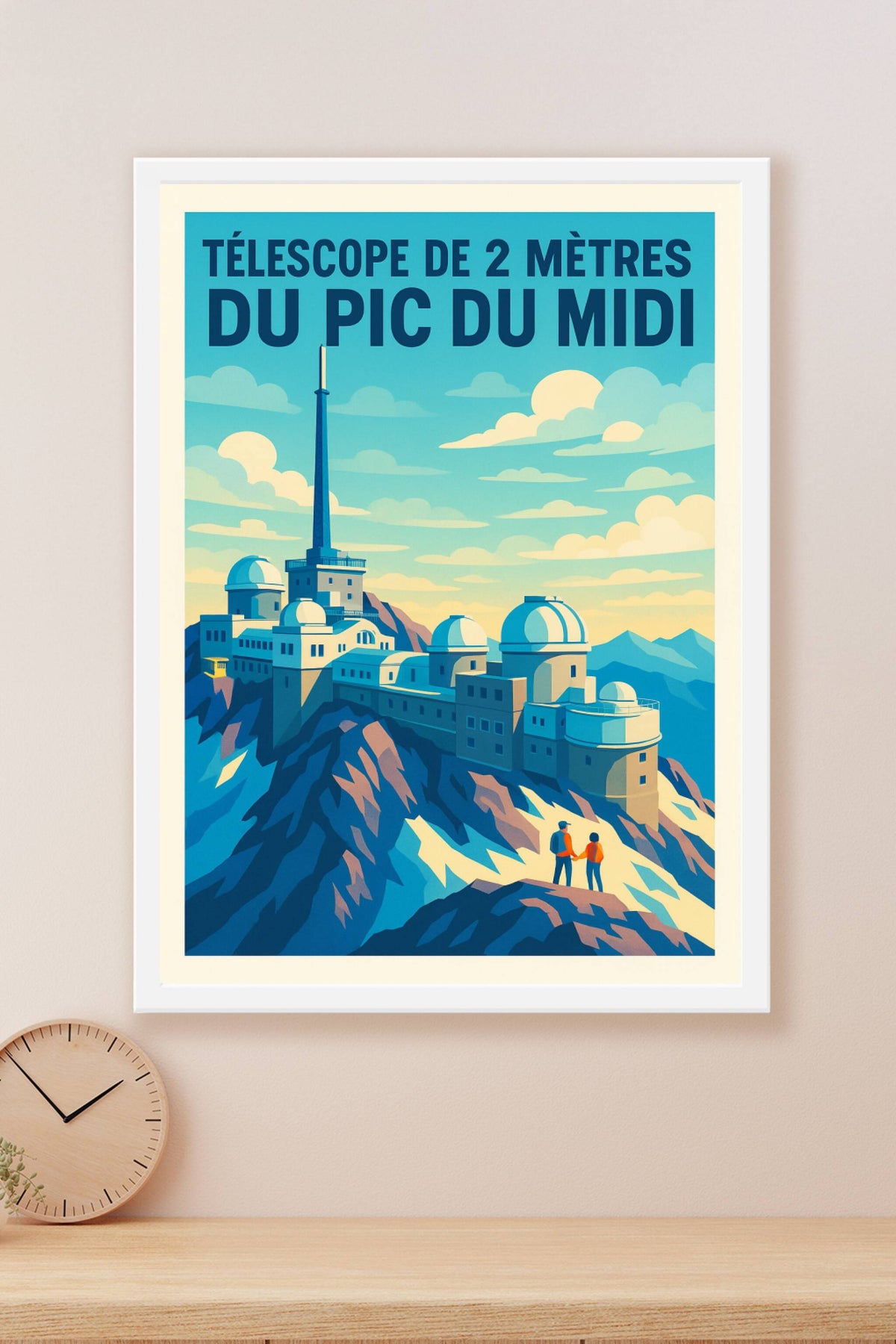 Affiche du Pic du Midi, poster Pyrénées