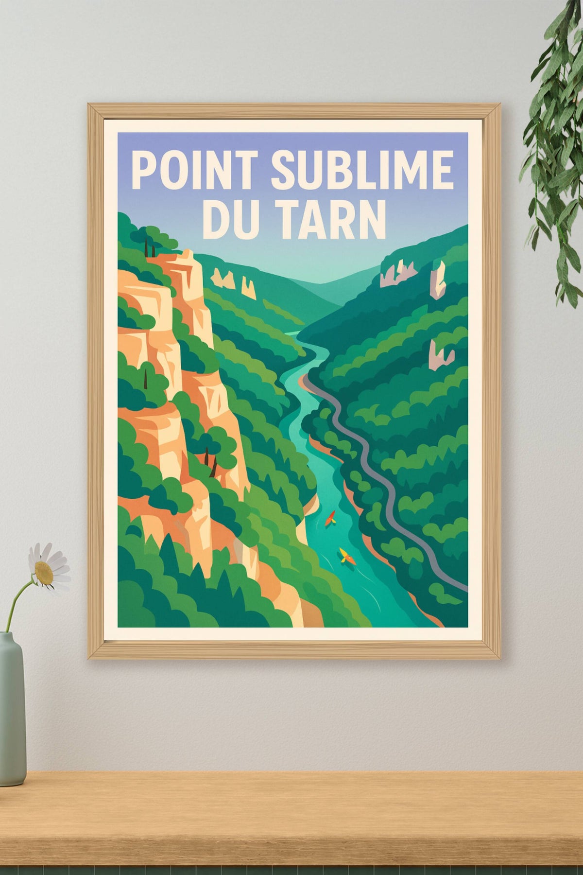 Affiche du Point Sublime du Tarn, Gorges du Tarn