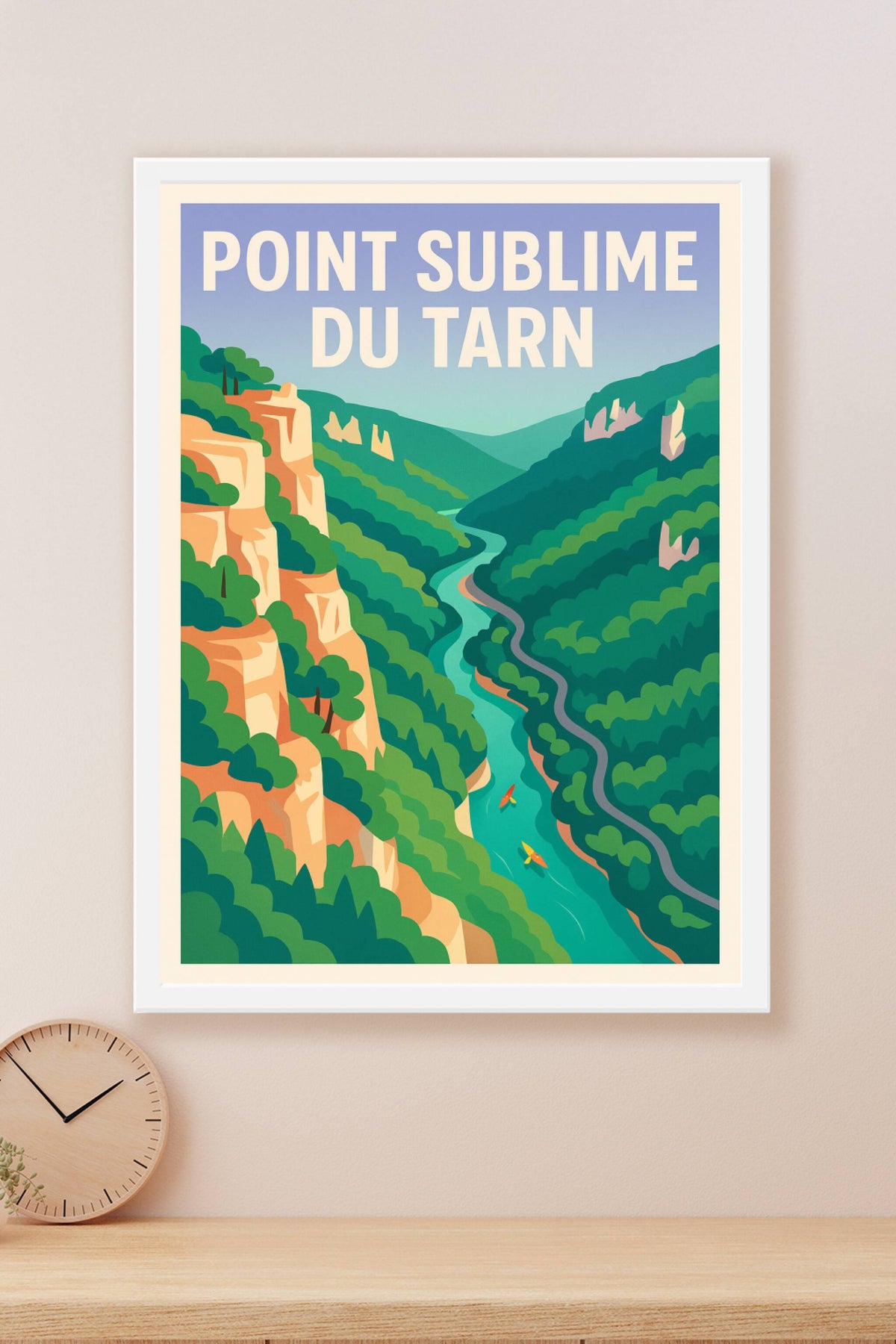 Affiche du Point Sublime du Tarn, Gorges du Tarn