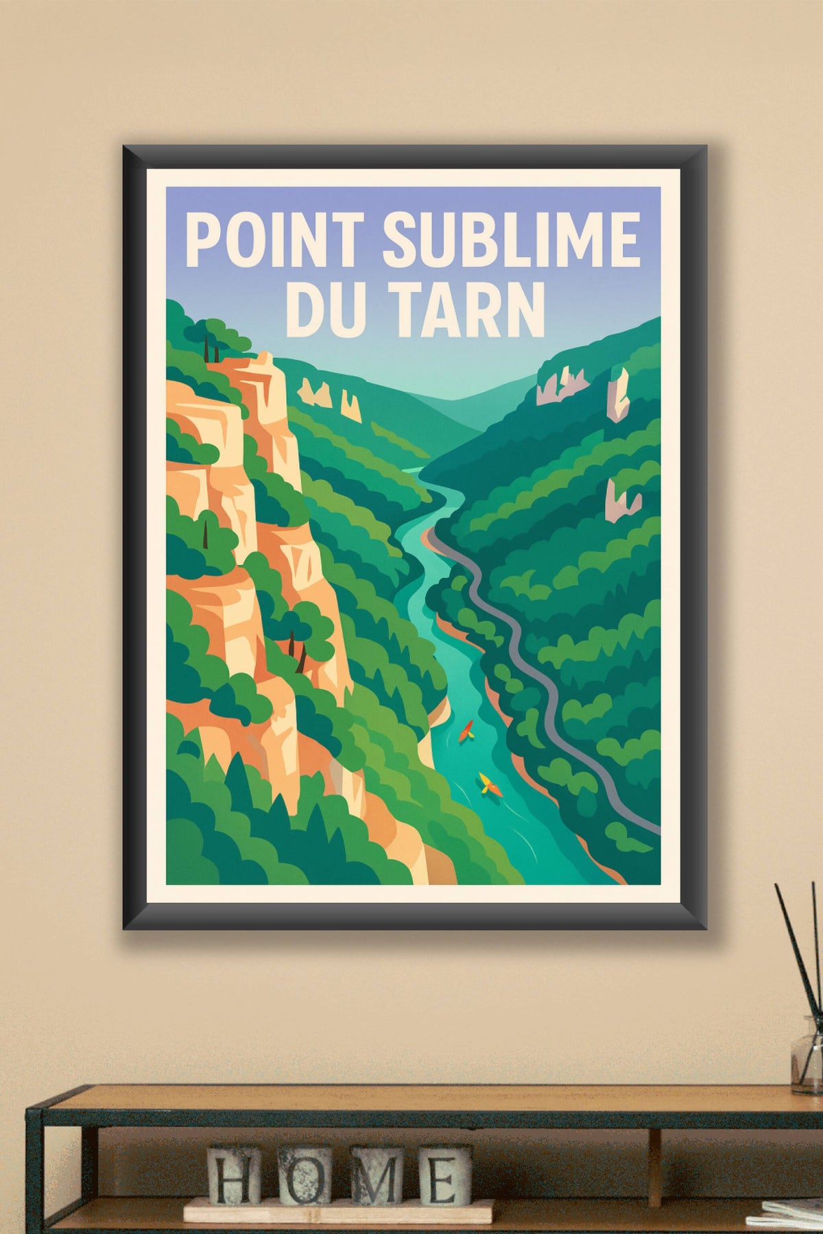 Affiche du Point Sublime du Tarn, Gorges du Tarn