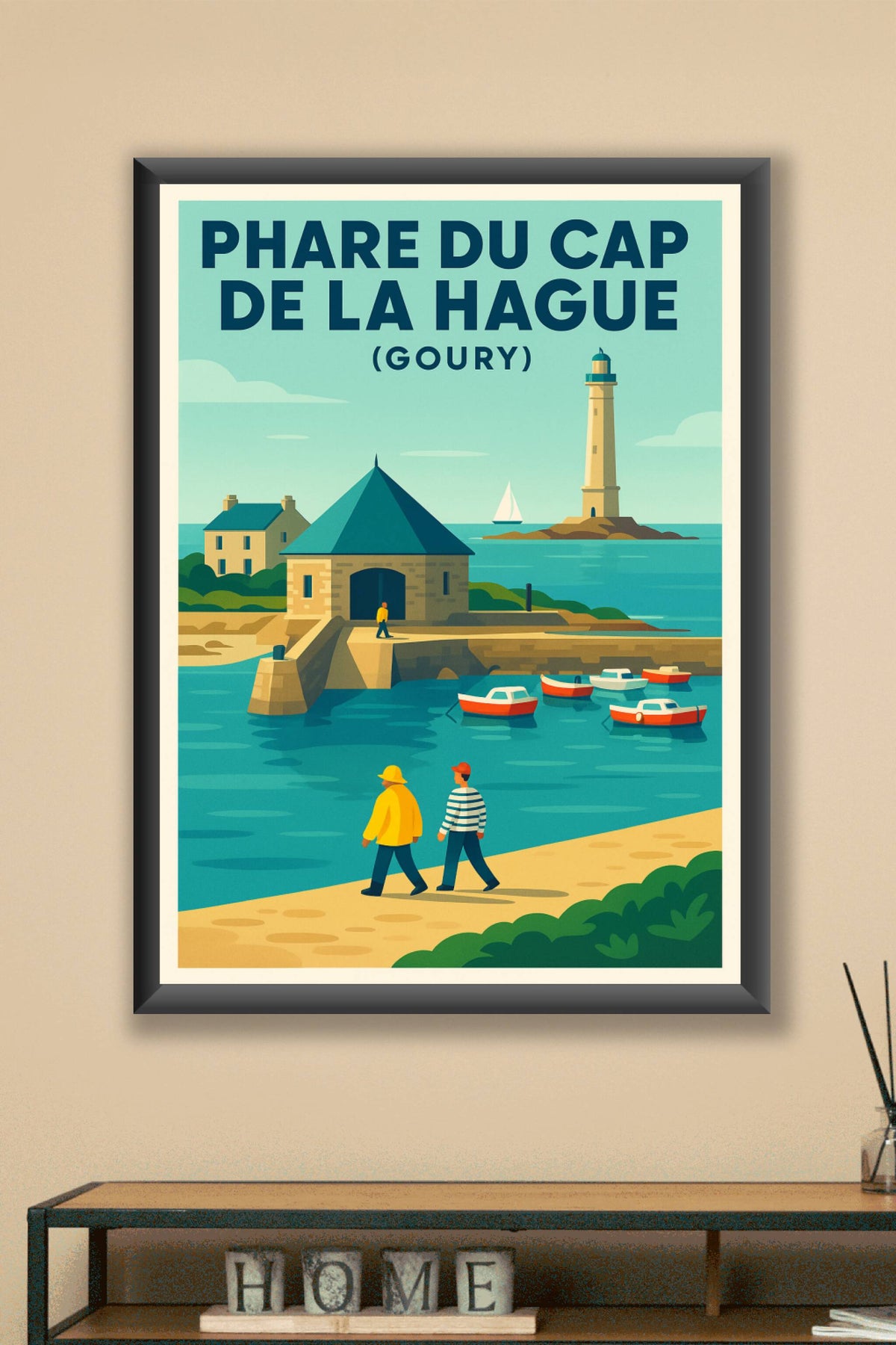 Poster du Phare du Cap de la Hague, Goury
