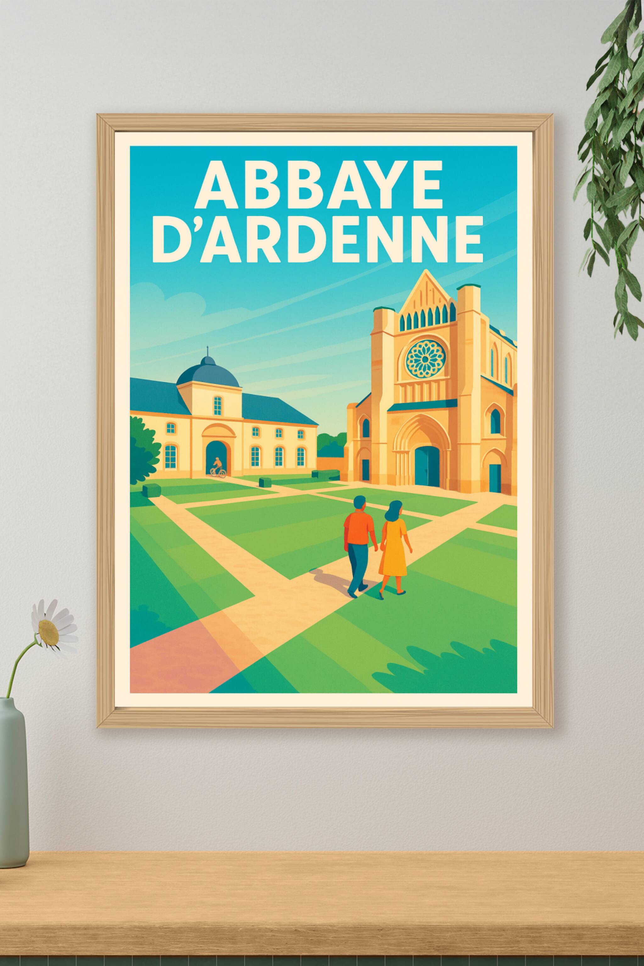 Affiche de Abbaye d'Ardenne - L'élégance historique de la Normandie