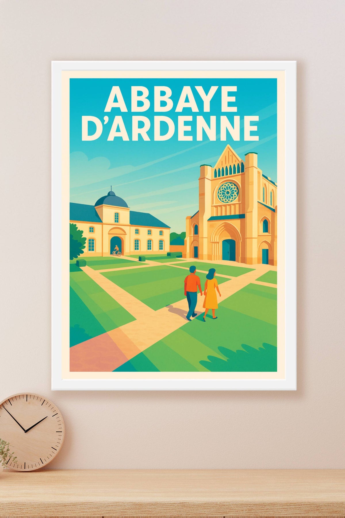 Affiche de Abbaye d'Ardenne - L'élégance historique de la Normandie