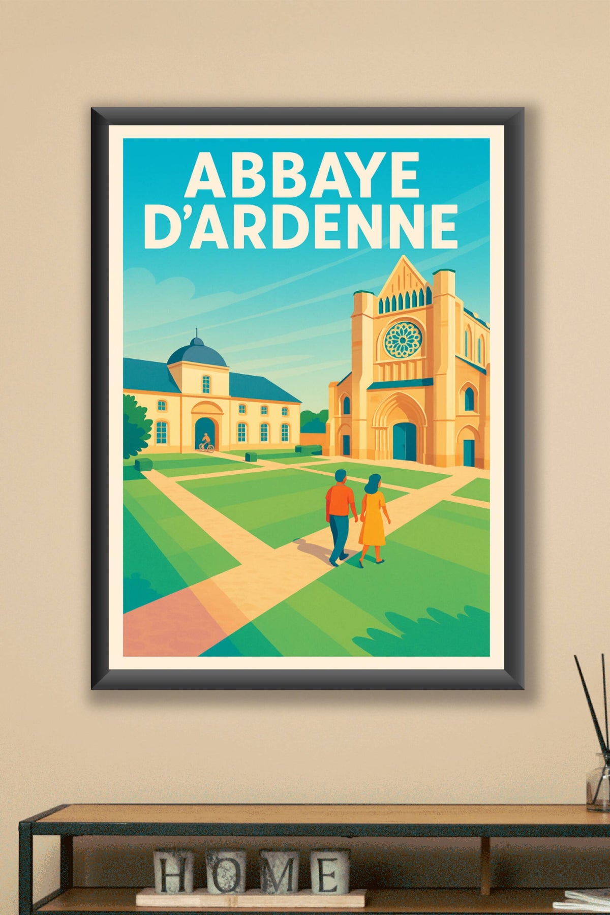 Affiche de Abbaye d'Ardenne - L'élégance historique de la Normandie
