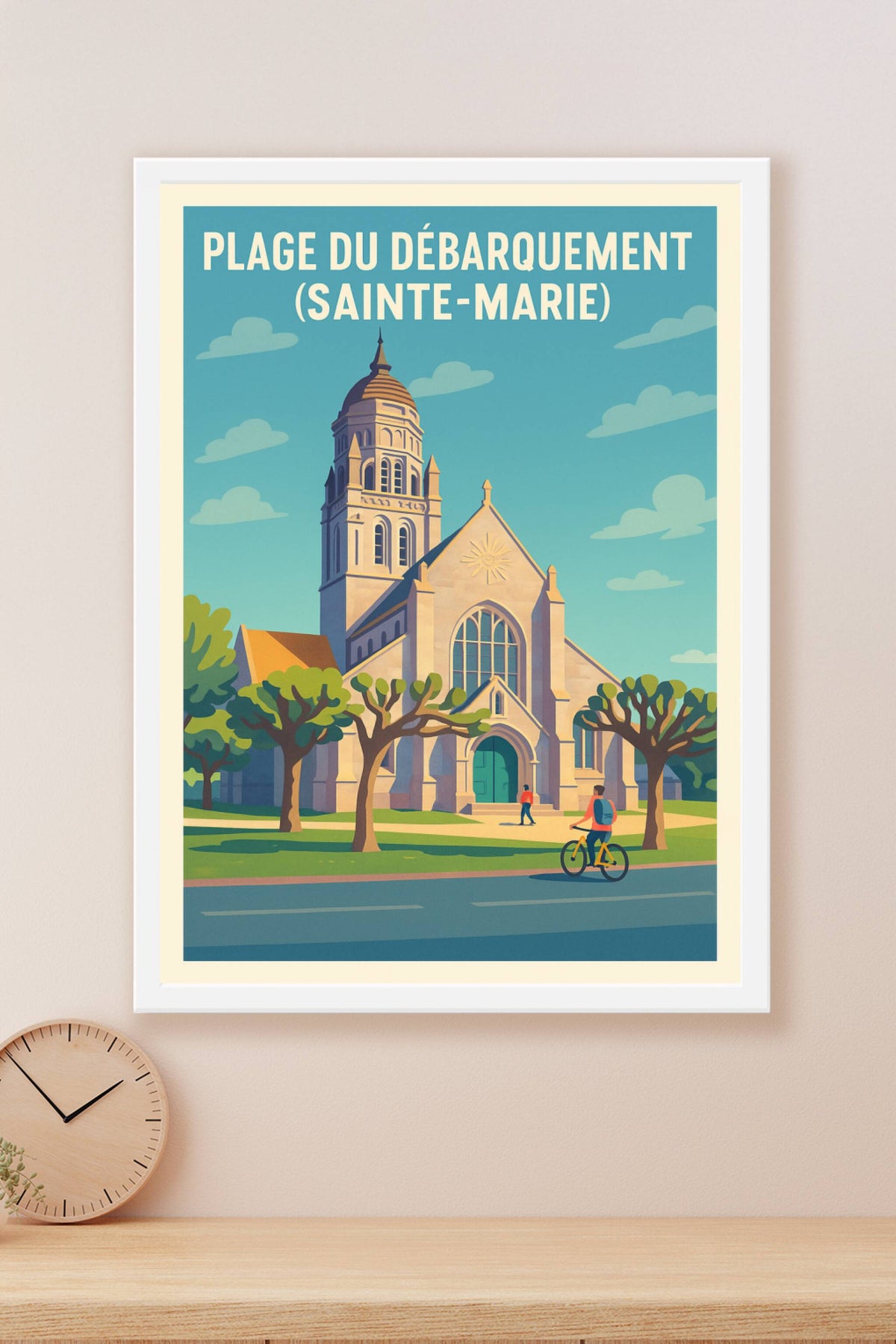 Affiche de Sainte-Marie - L'élégance historique de la Plage du Débarquement