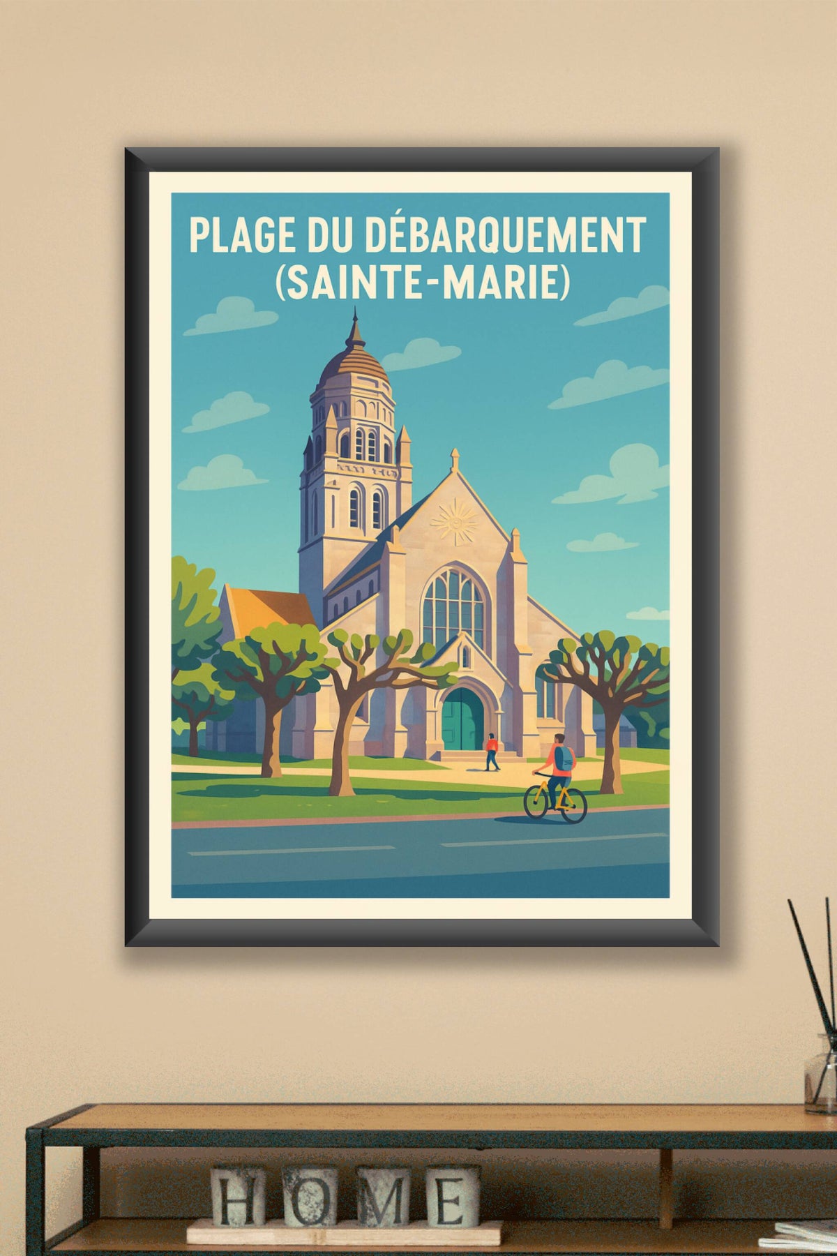 Affiche de Sainte-Marie - L'élégance historique de la Plage du Débarquement