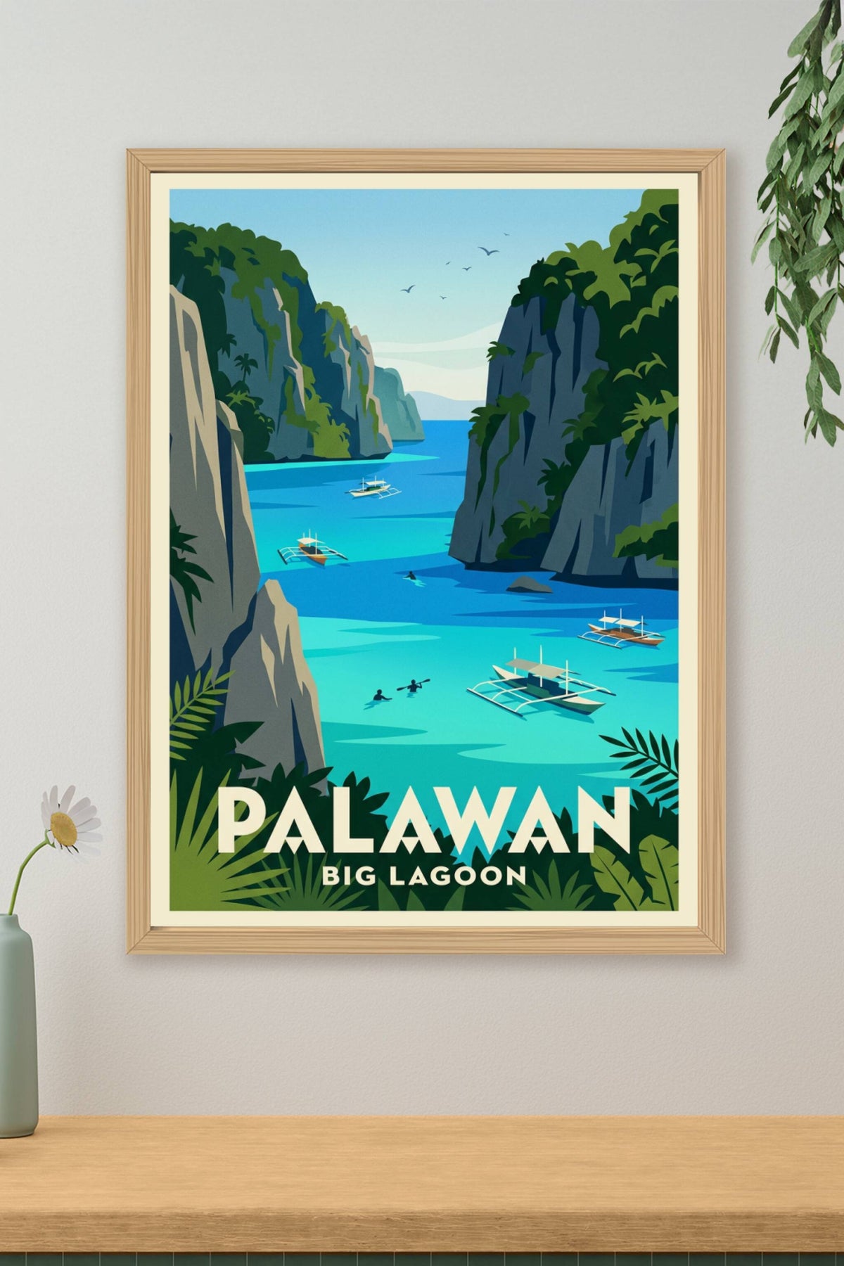 Poster de Palawan, Big Lagoon