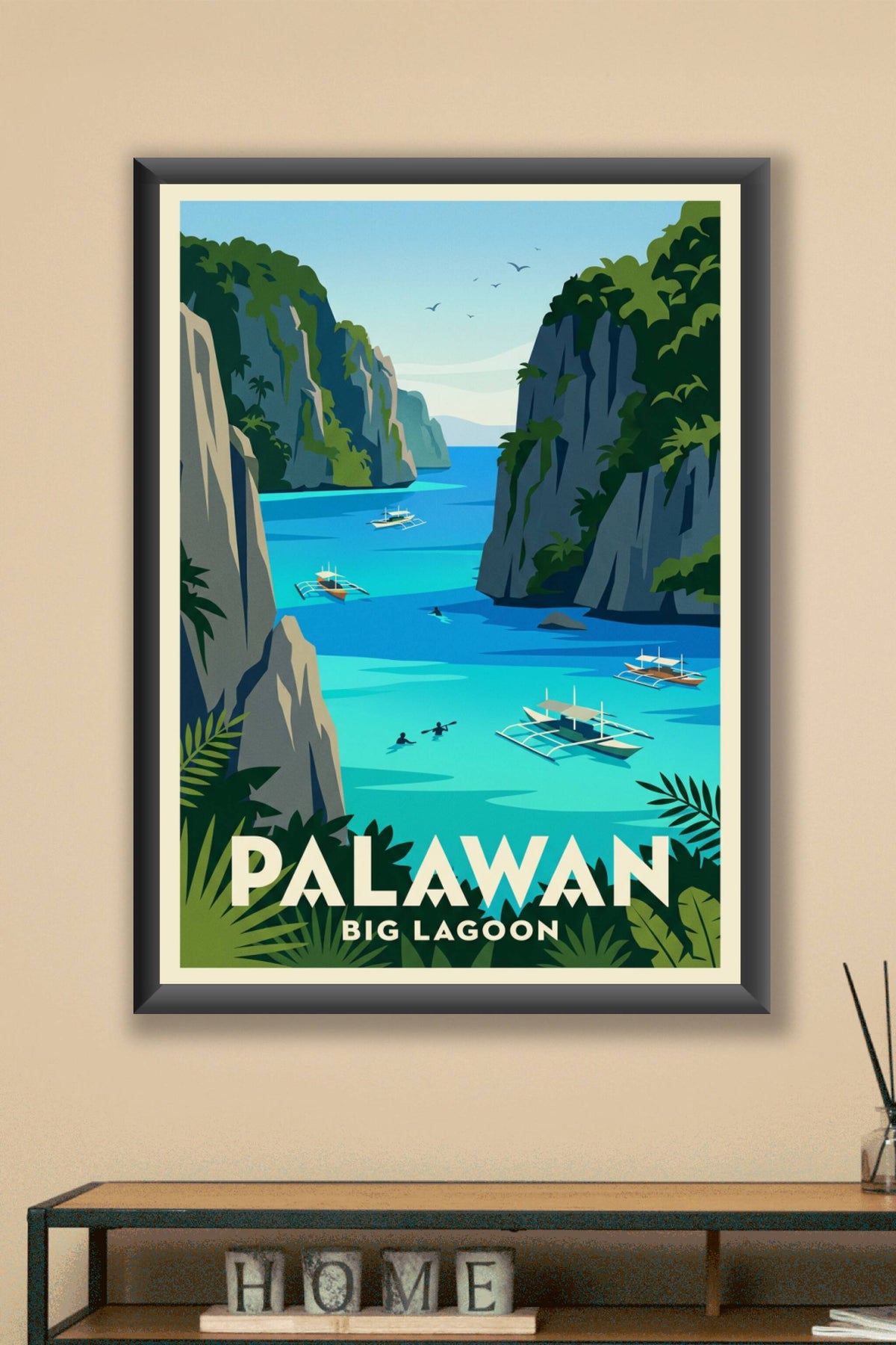 Poster de Palawan, Big Lagoon