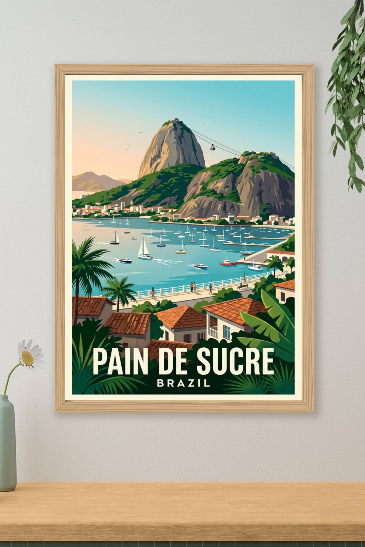 Poster du Pain de Sucre, Rio de Janeiro