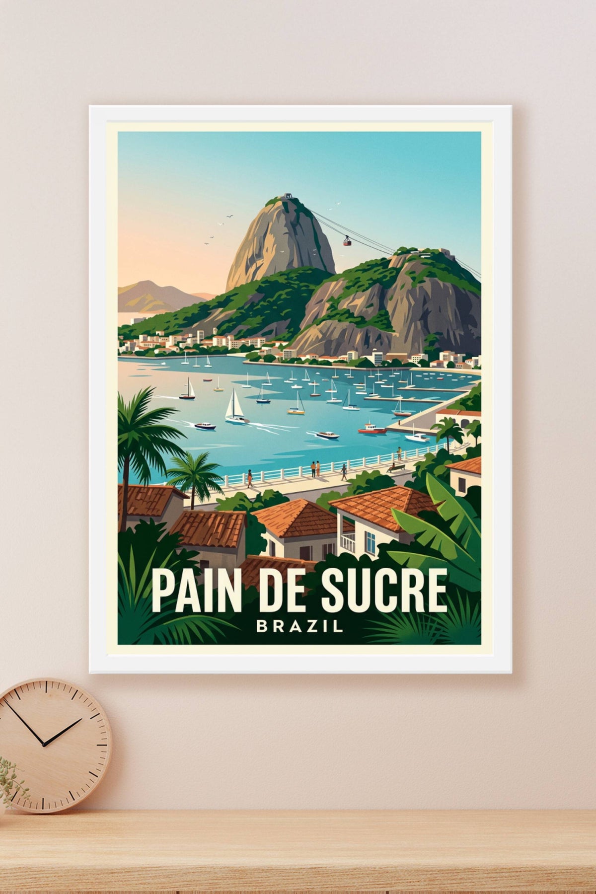 Poster du Pain de Sucre, Rio de Janeiro