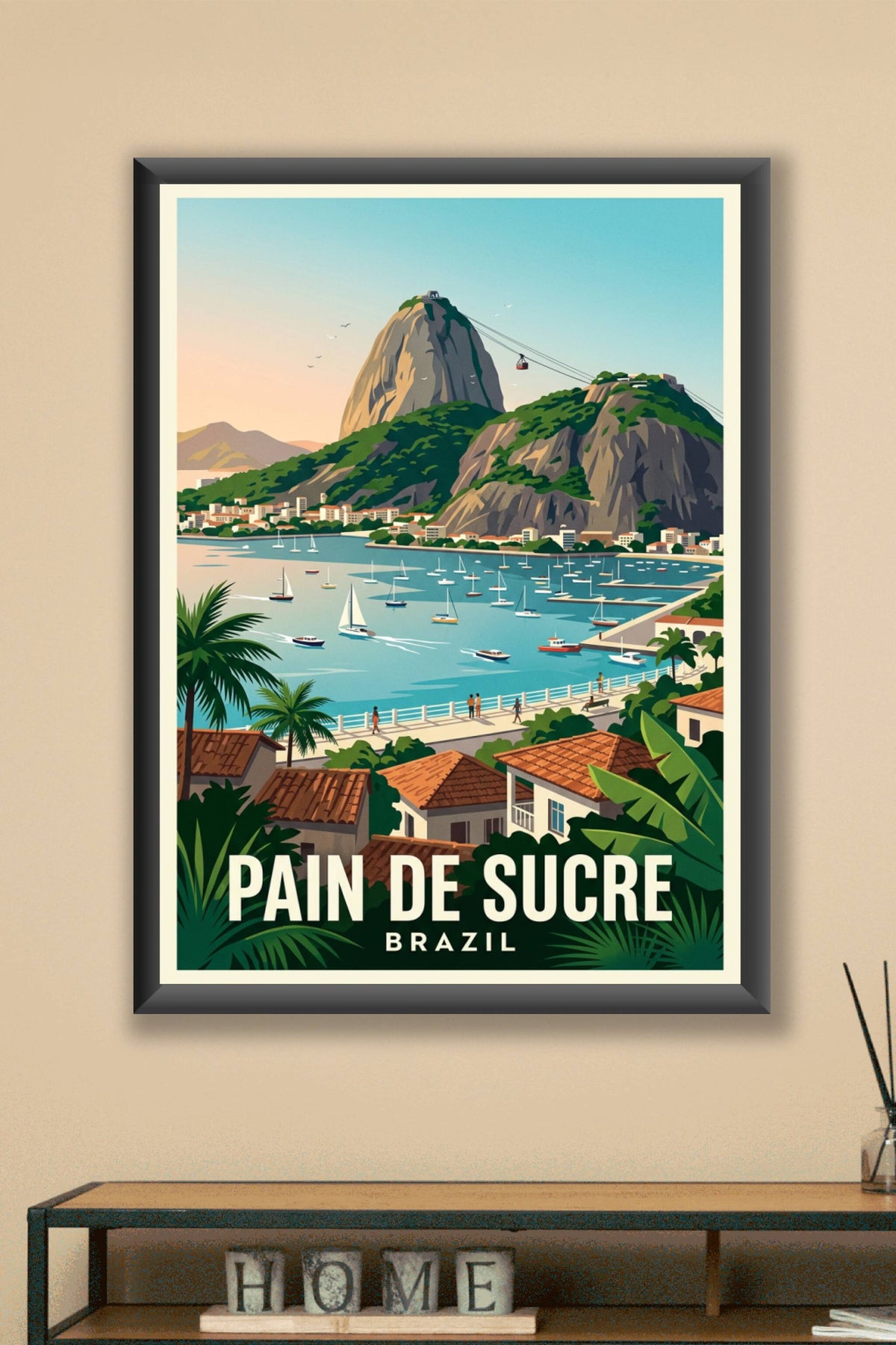 Poster du Pain de Sucre, Rio de Janeiro