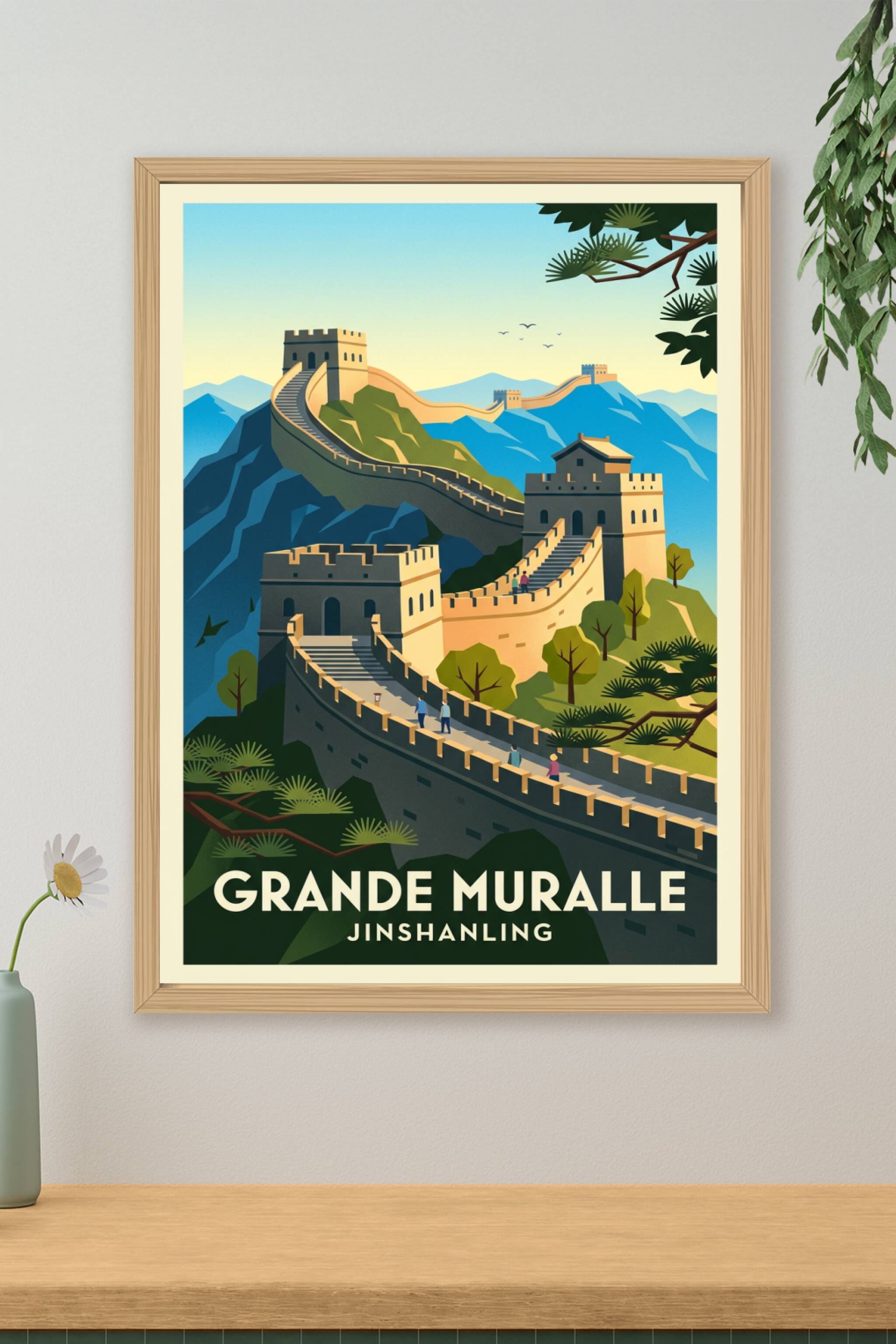 Affiche Grande Muraille, poster Jinshanling | Afich
