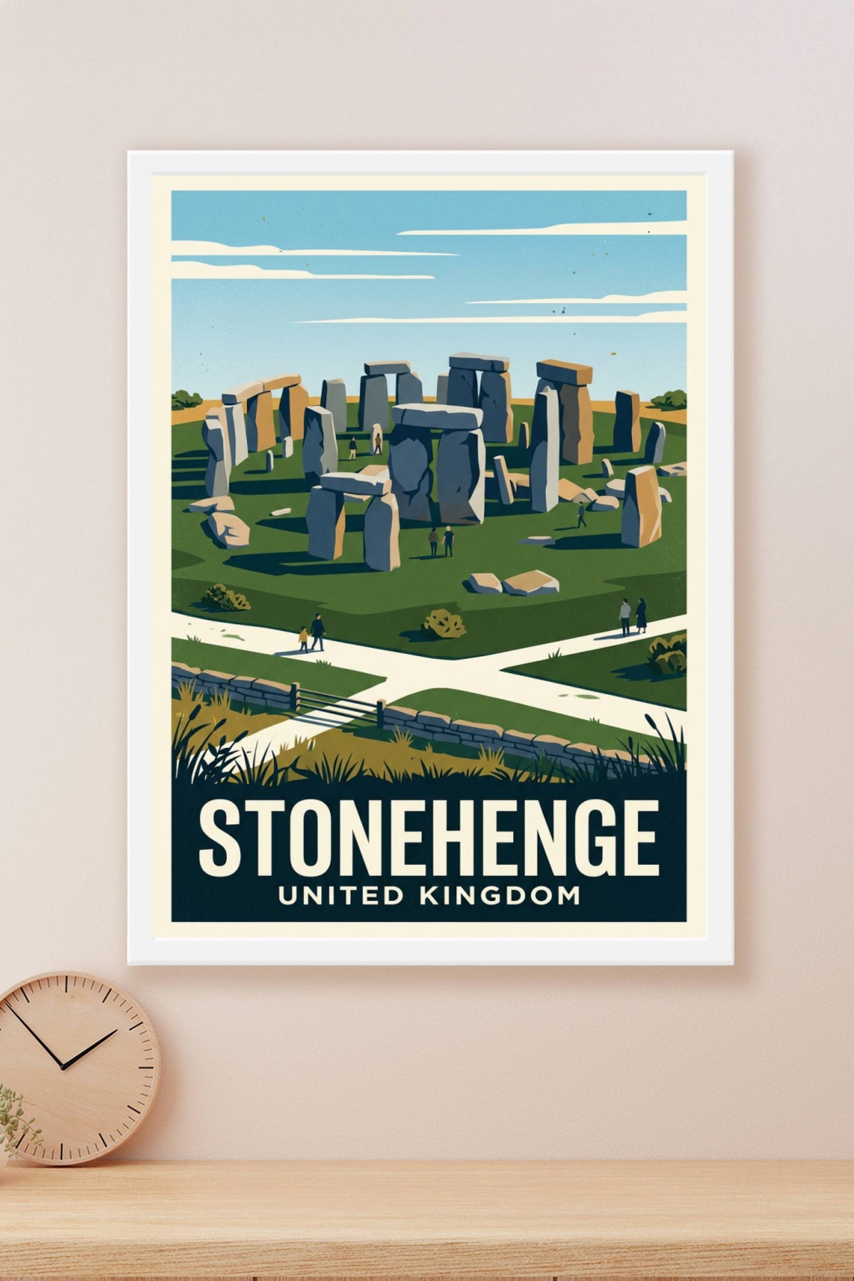 Poster de Stonehenge, affiche Royaume-Uni