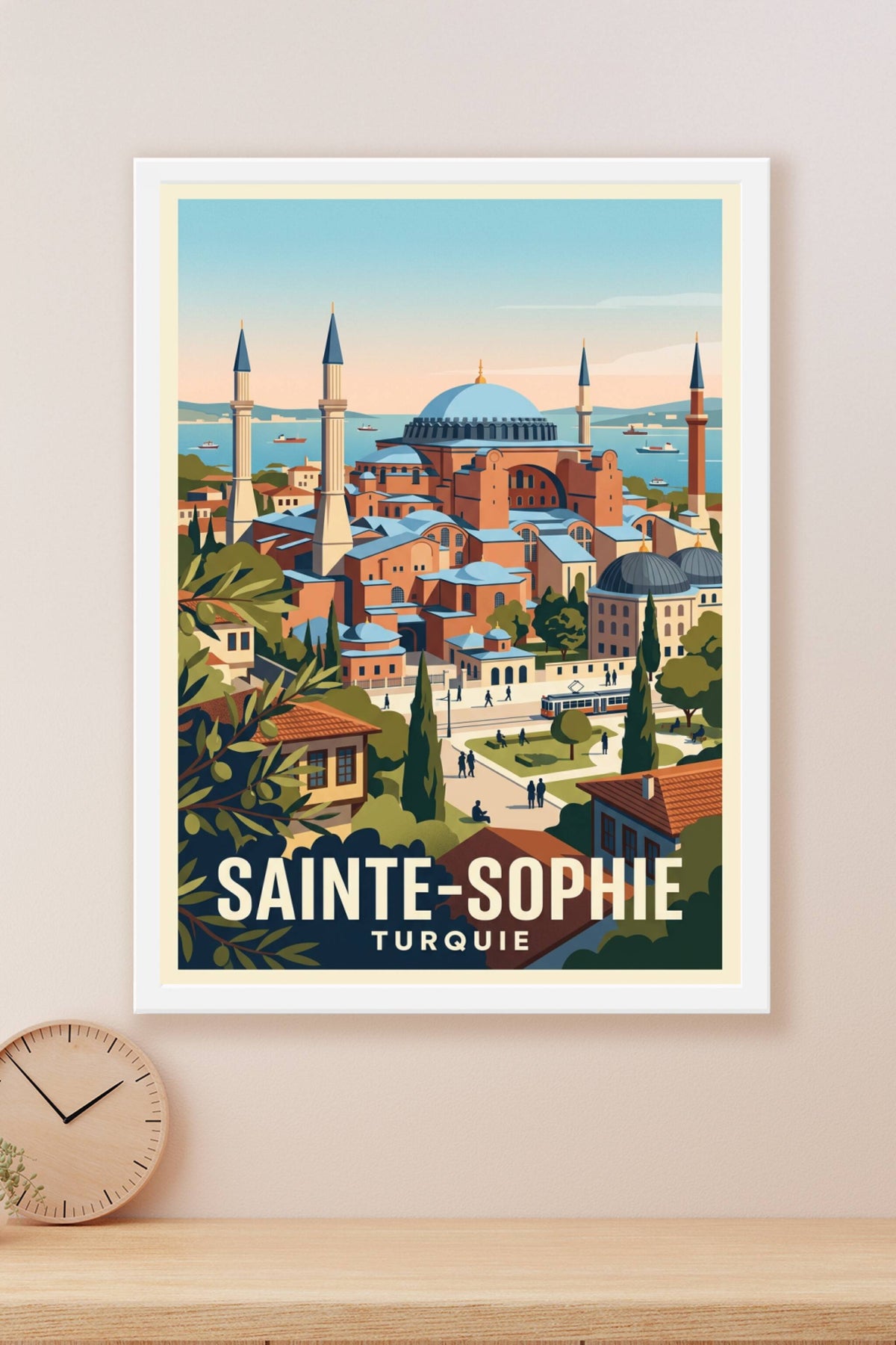 Affiche de Sainte-Sophie, poster d'Istanbul