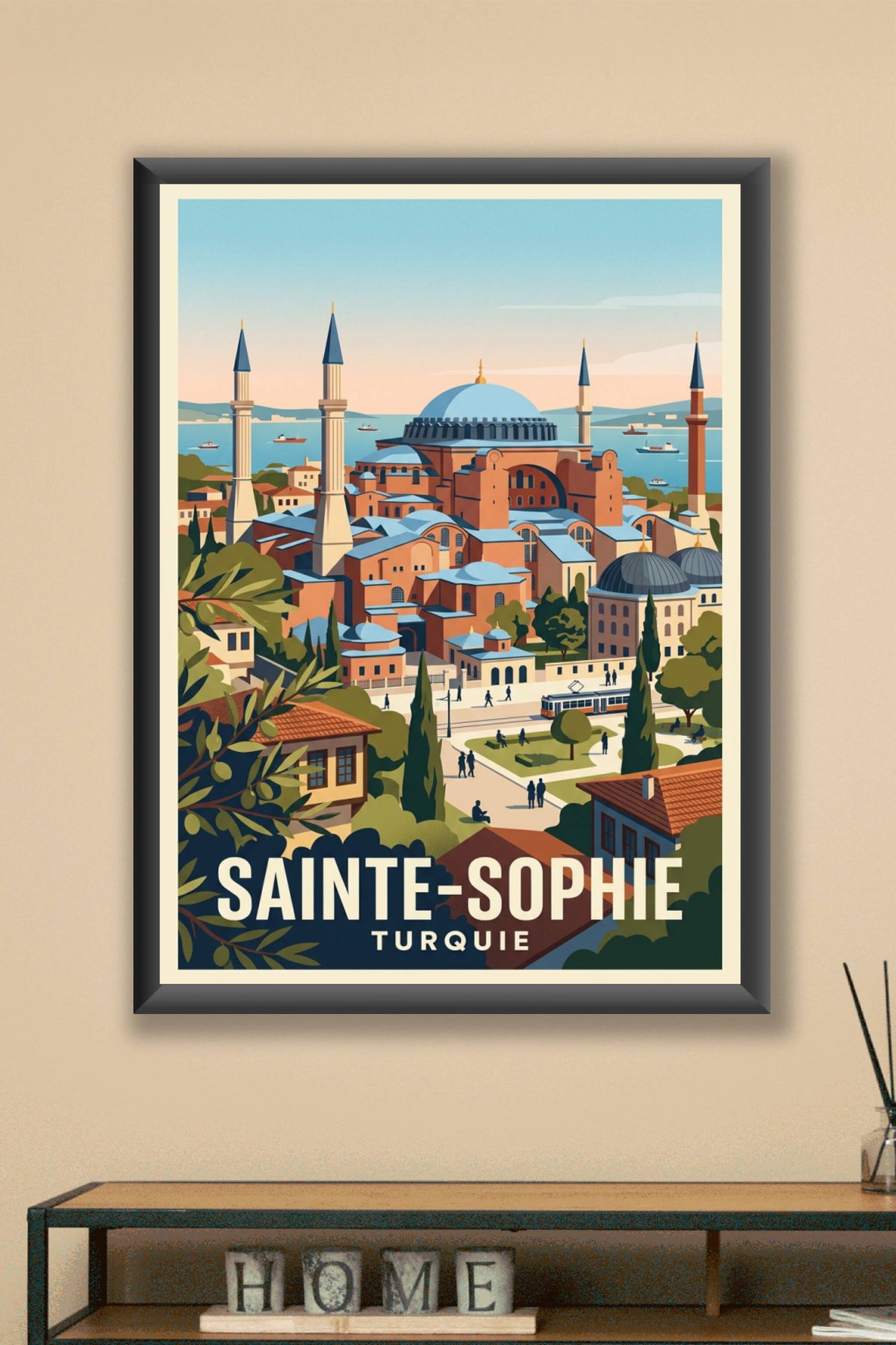 Affiche de Sainte-Sophie, poster d'Istanbul