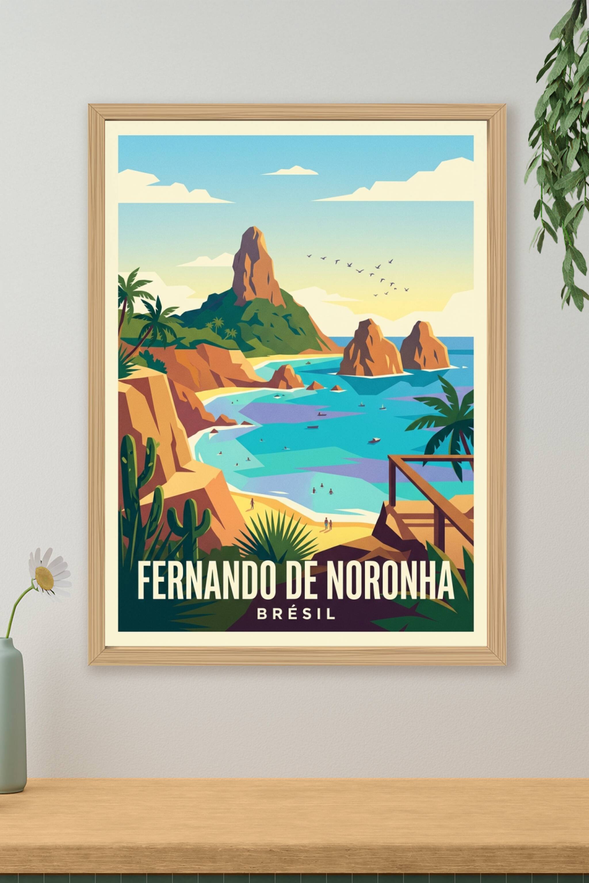 Affiche Fernando de Noronha, poster paysage | Afich