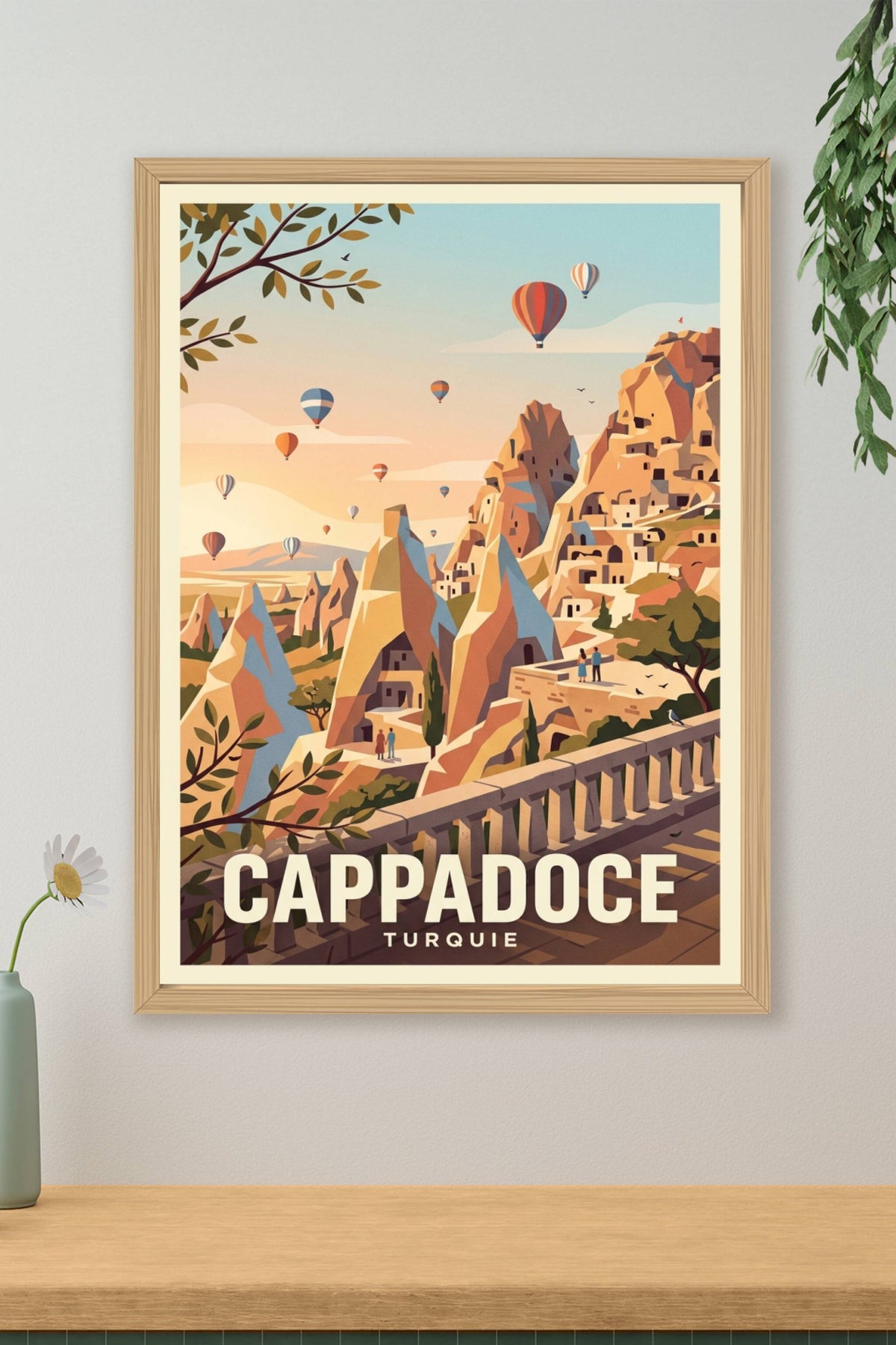Affiche de Cappadoce, poster Turquie