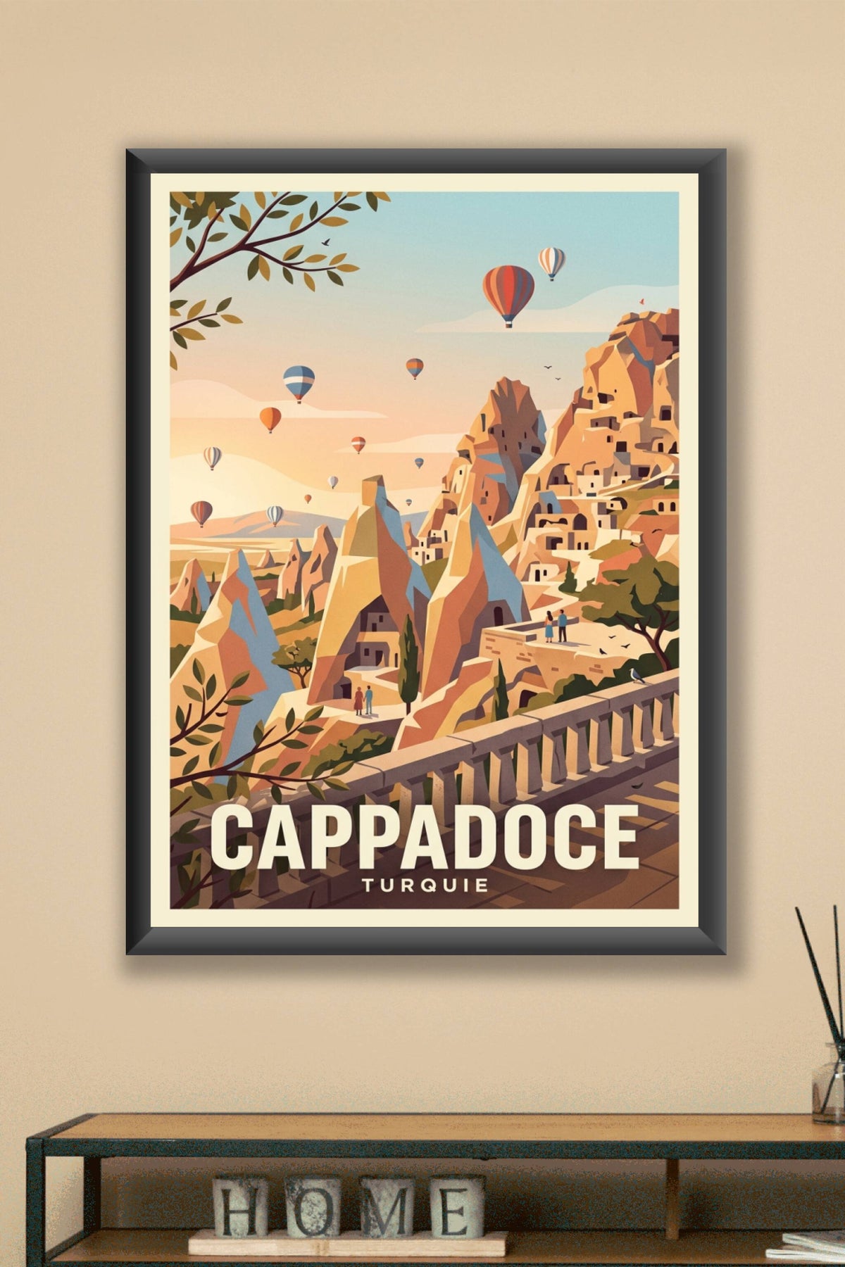 Affiche de Cappadoce, poster Turquie