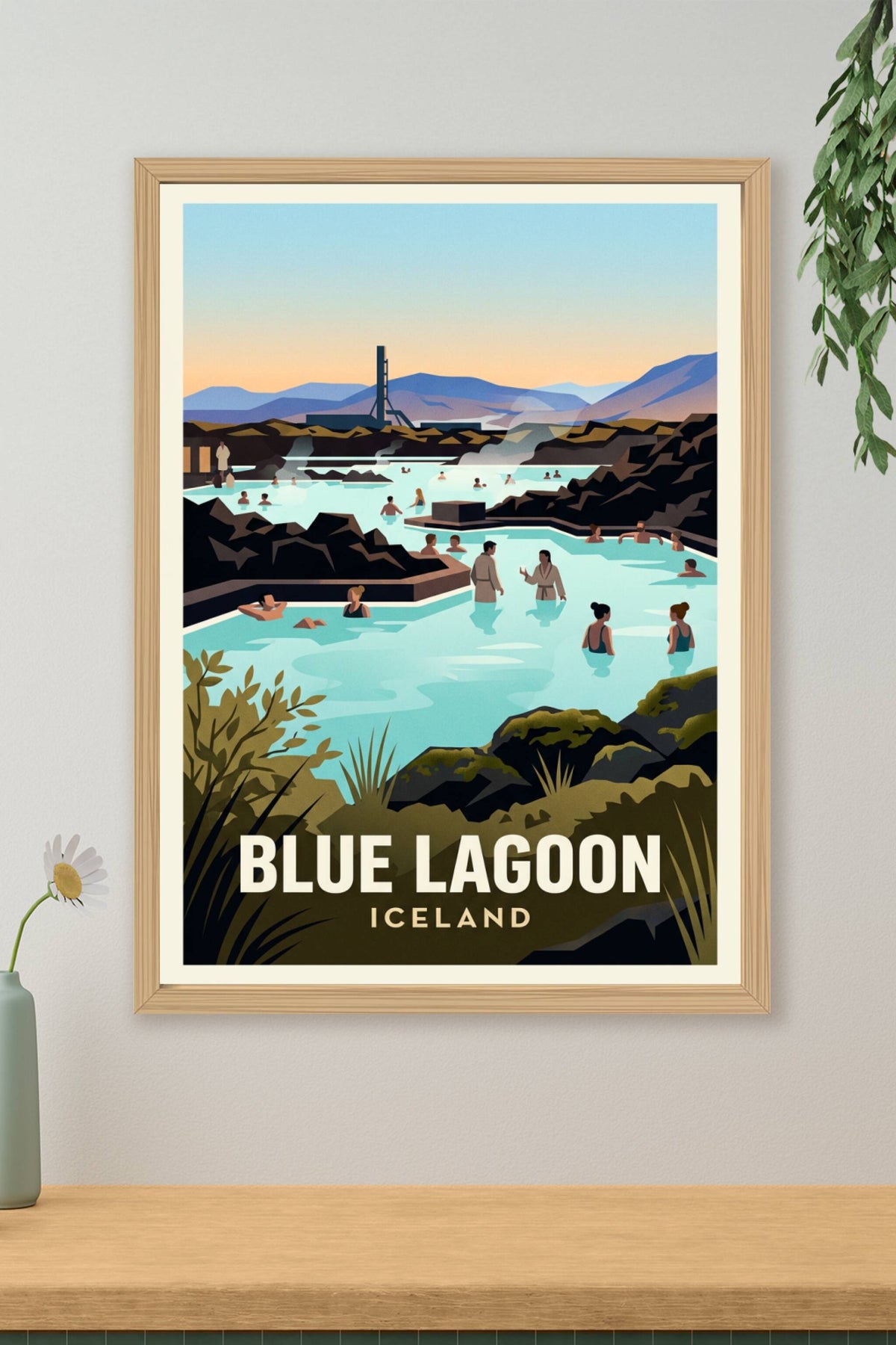 Affiche Blue Lagoon, Islande