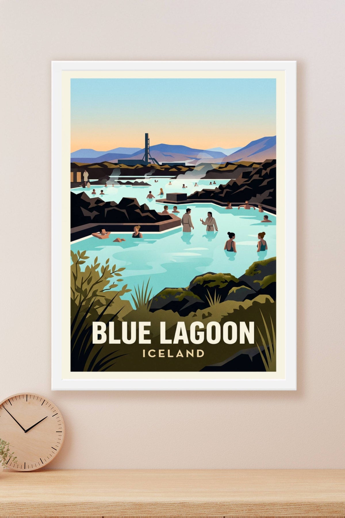 Affiche Blue Lagoon, Islande