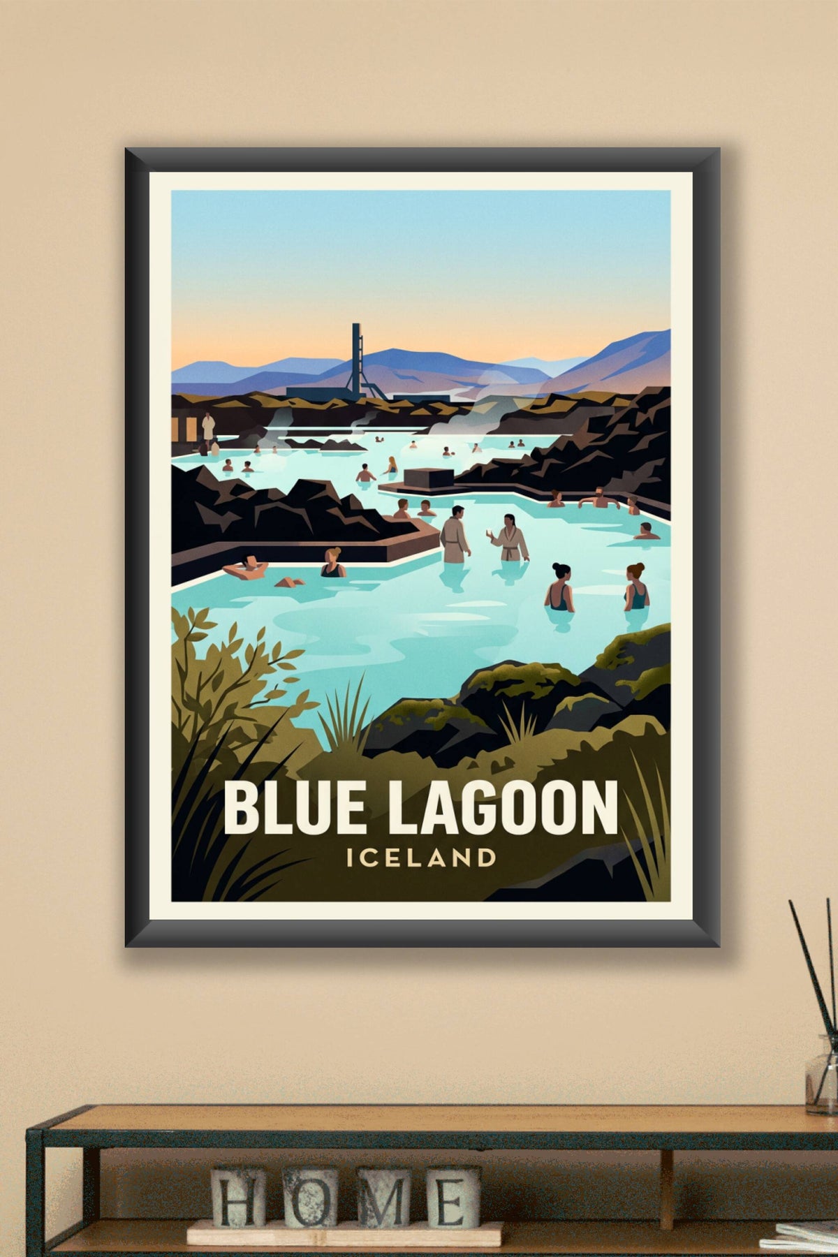 Affiche Blue Lagoon, Islande