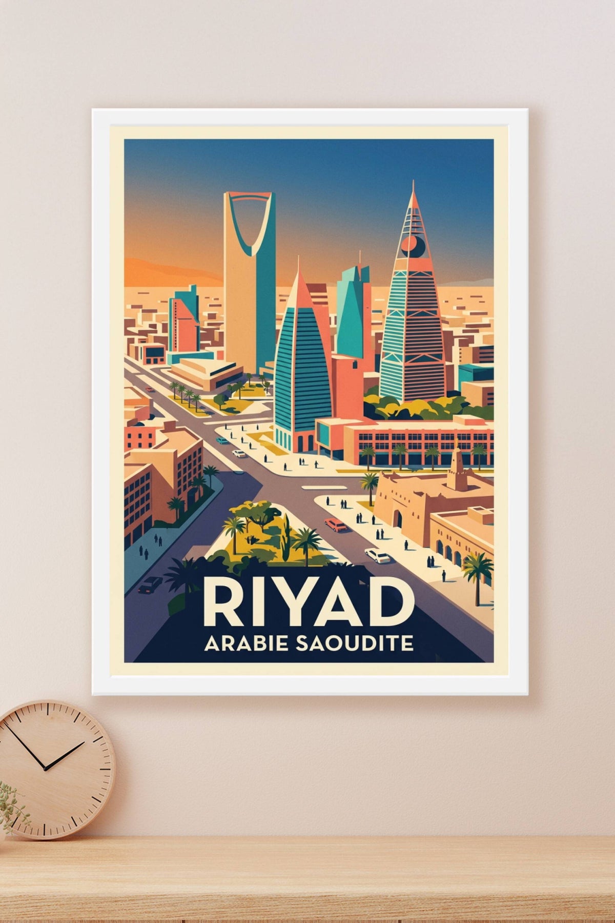 Affiche de Riyad, poster Kingdom Centre Tower