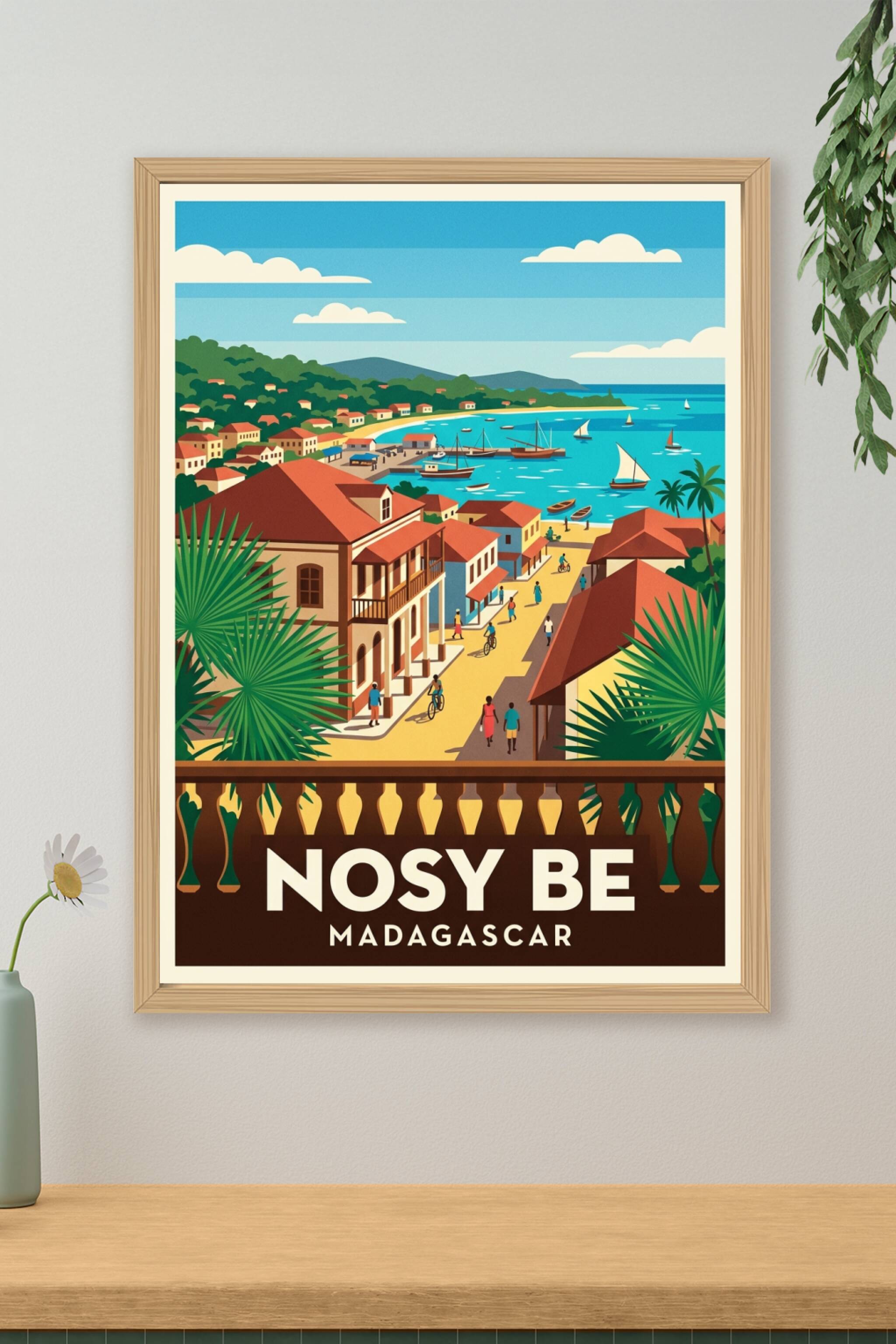 Affiche de Nosy Be, poster Madagascar | Afich
