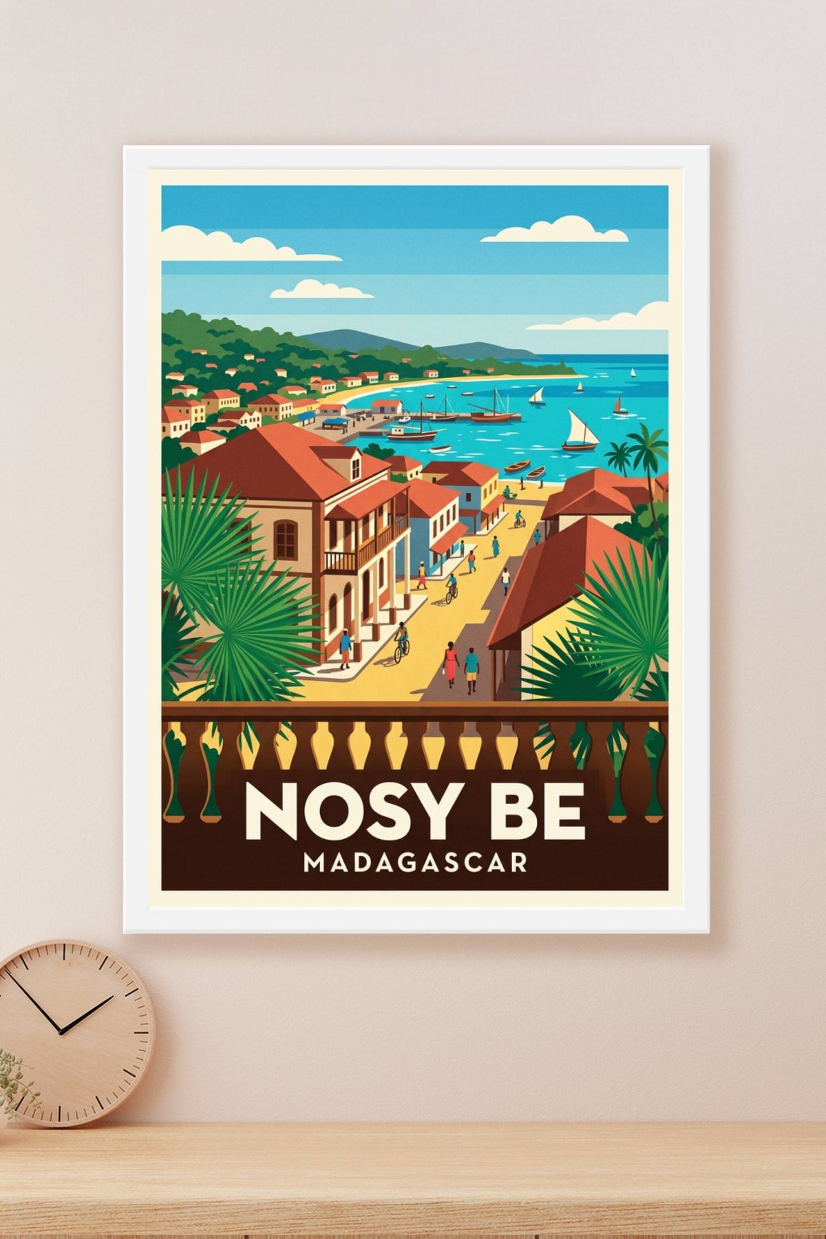 Affiche de Nosy Be, poster Madagascar