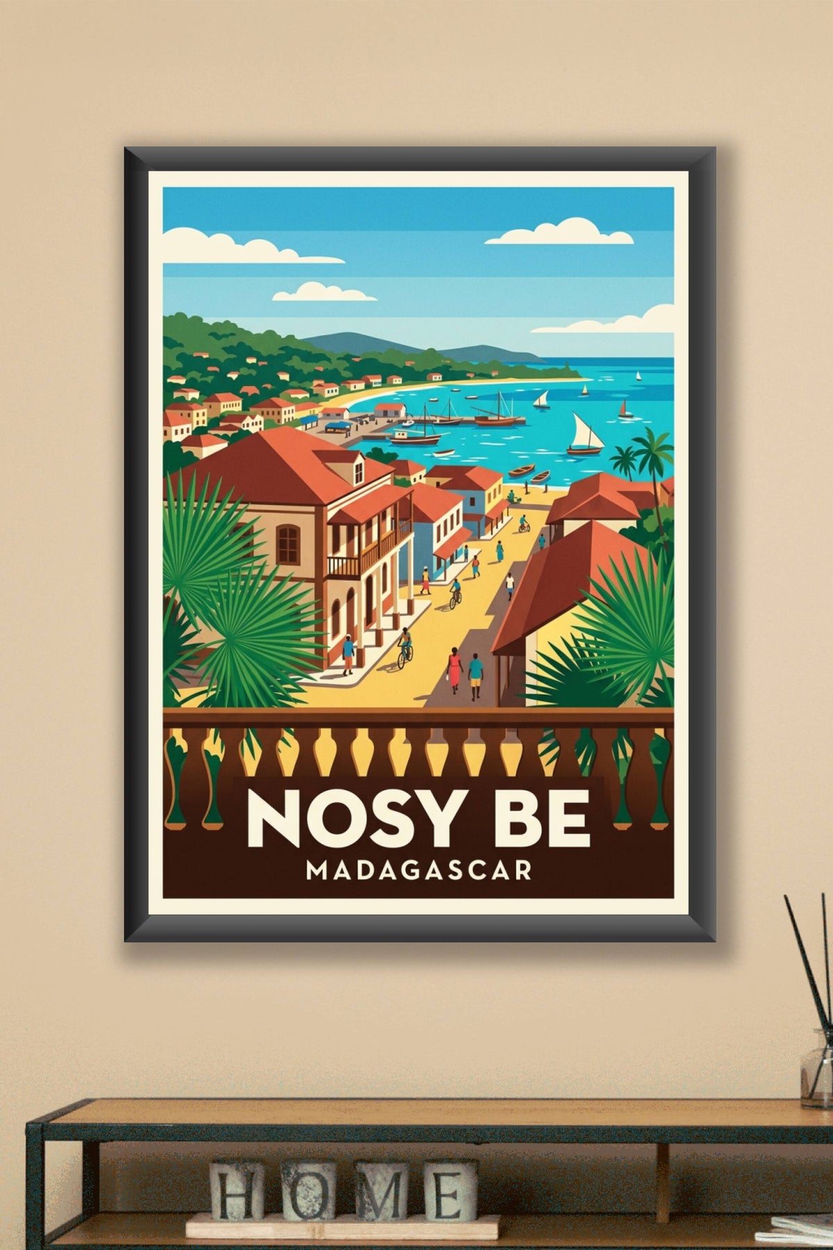 Affiche de Nosy Be, poster Madagascar