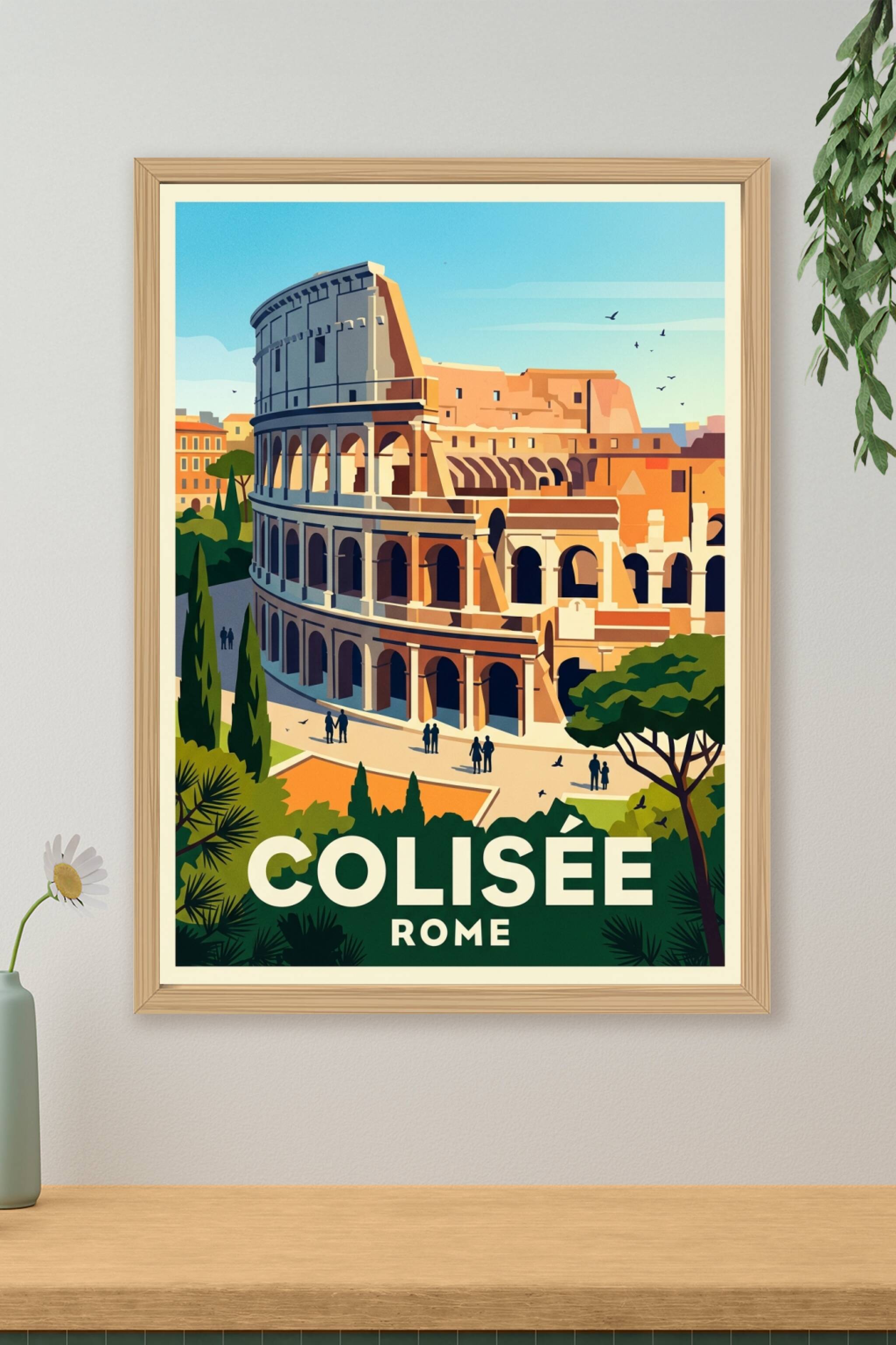 Poster du Colisée, affiche Italie vintage | Afich