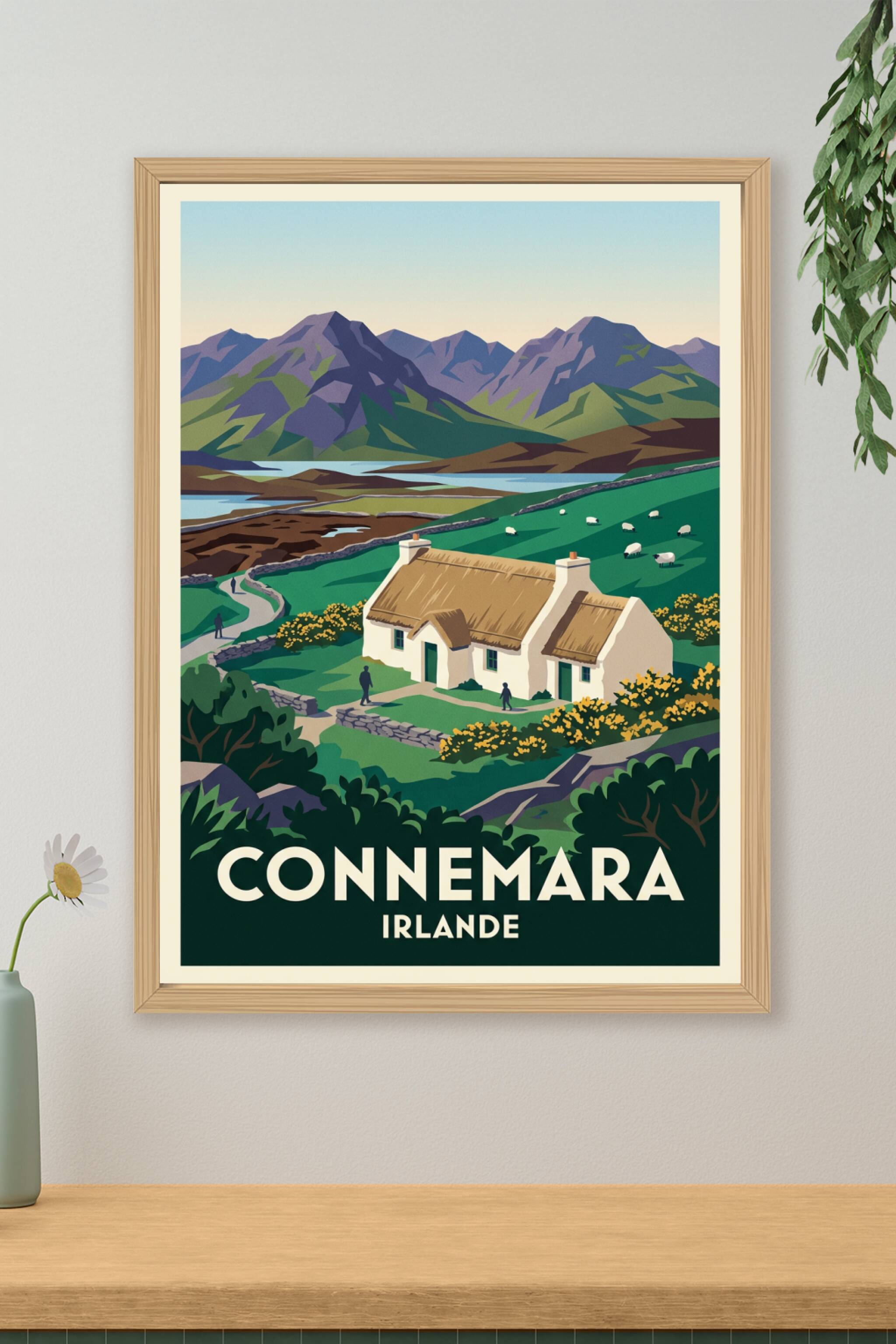 Affiche du Connemara, Kylemore Abbey poster | Afich
